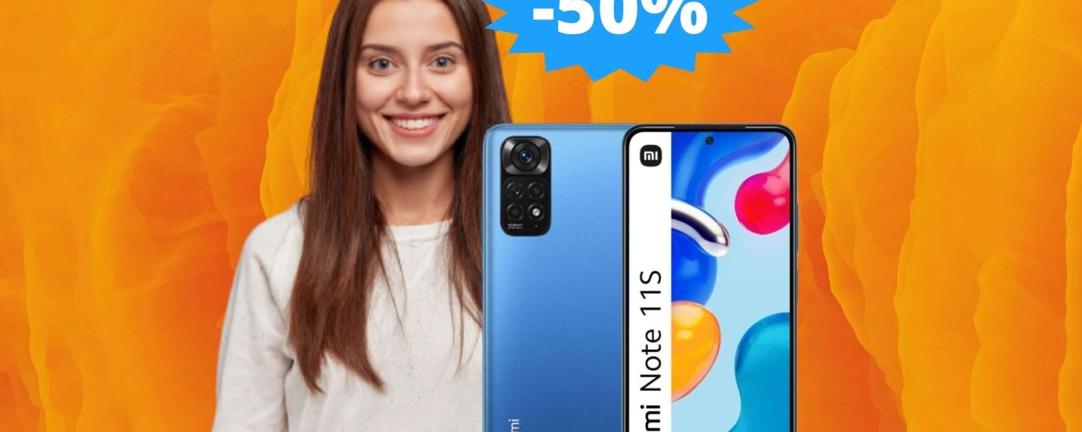 Xiaomi Redmi Note 11S: prezzo BOMBA su Amazon (-50%)