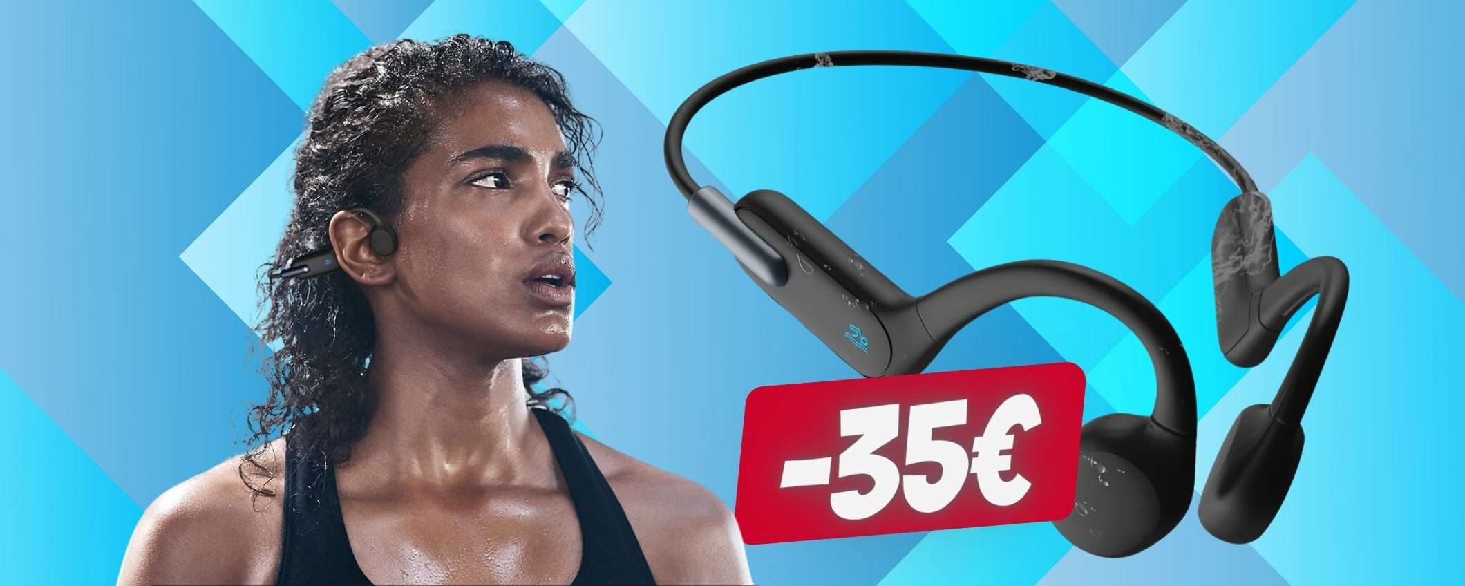 Cuffiette Bluetooth per nuoto al PREZZO più BASSO di SEMPRE