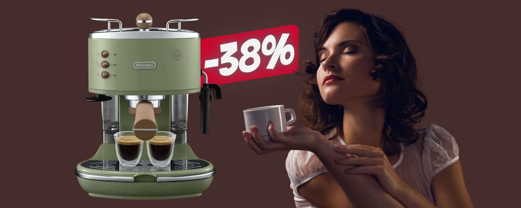 De'Longhi Icona Vintage: espresso e cappuccino come al Bar (-38%)