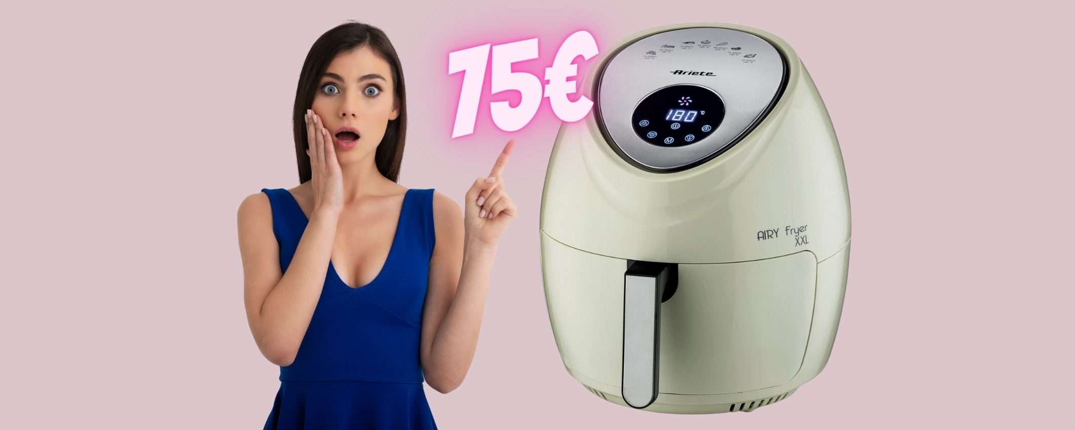 Friggitrice ad aria super compatta da 5,5L: Ariete OUTLET su Amazon