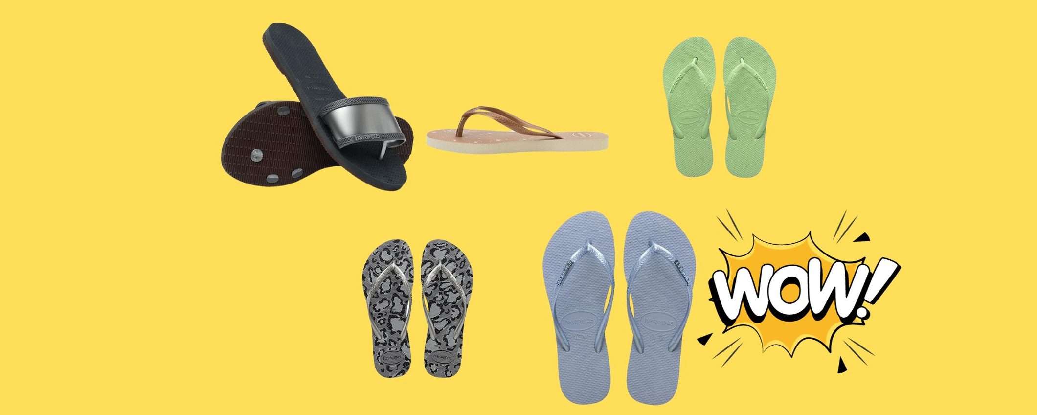 Infradito Havaianas: 5 modelli da donna SVENDUTI su Amazon