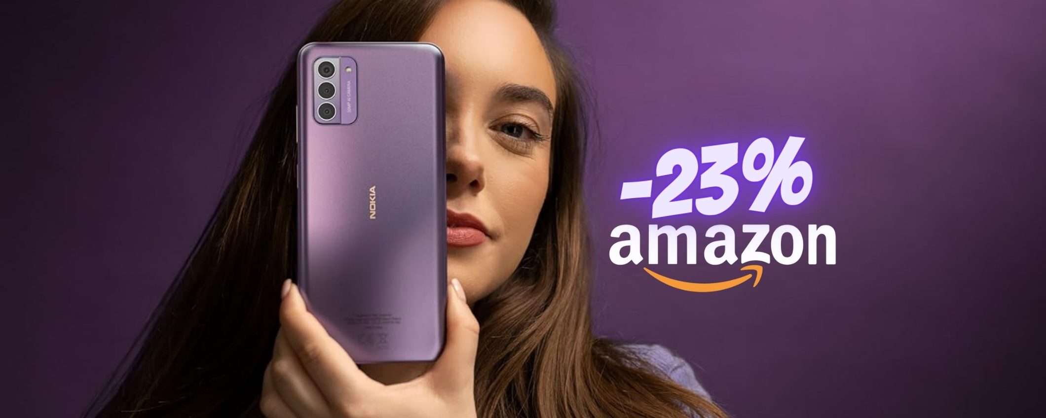 Nokia G42 5G da 128 GB al MINIMO STORICO su Amazon (-23%)