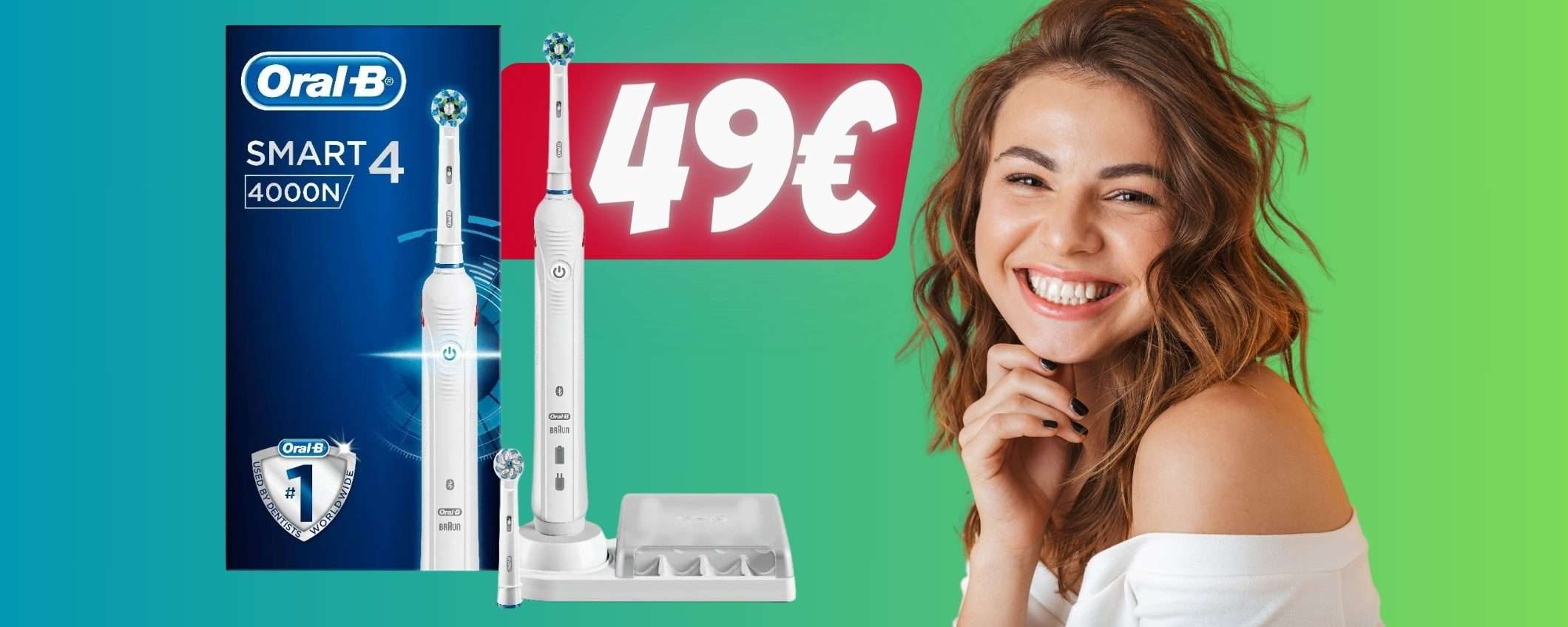 Oral-B Smart 4 a PREZZO SBRICIOLATO su Amazon (-23%)