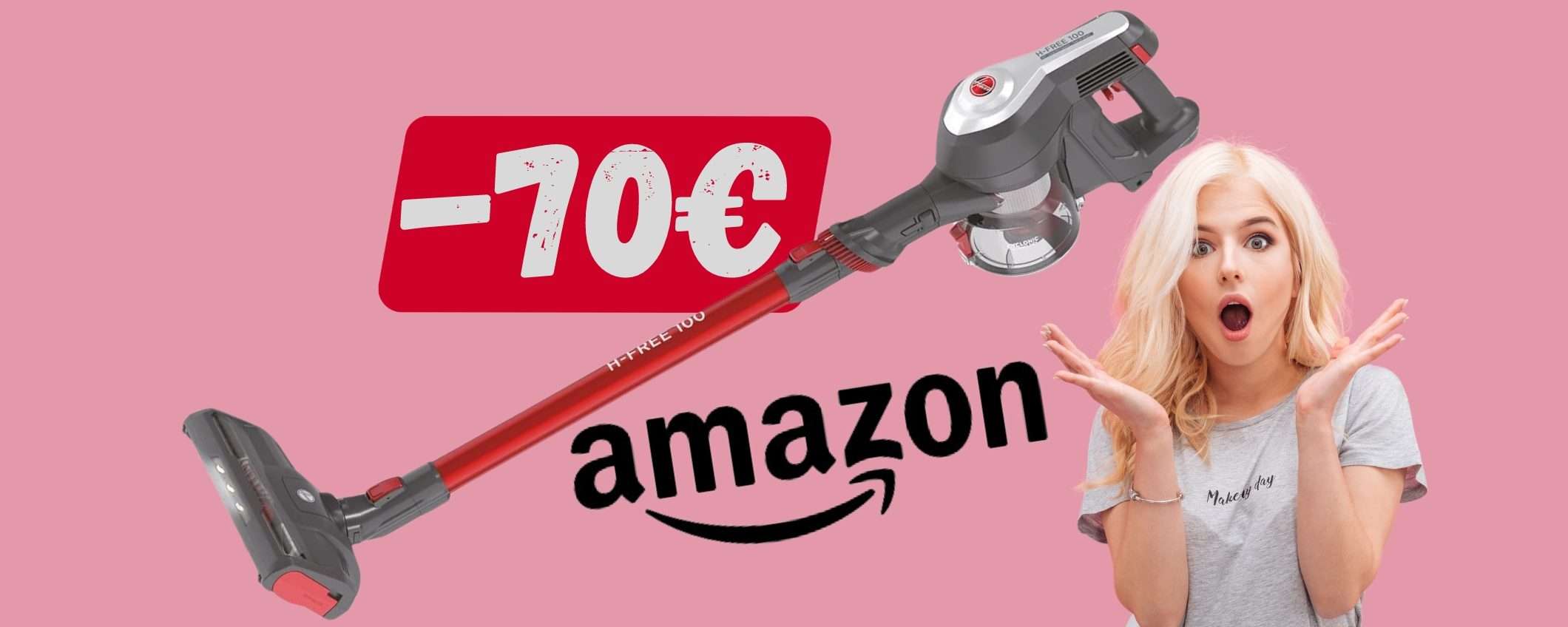 PREZZO BOMBA su Amazon per la scopa elettrica Hoover (-70€)