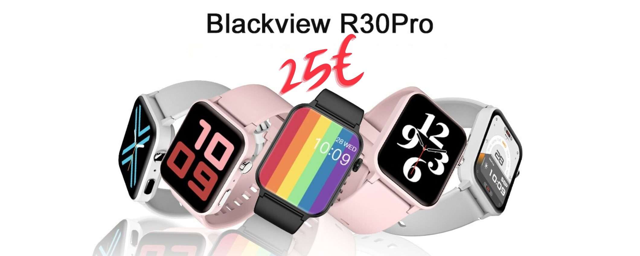 Rispondi alle chiamate dal polso con questo smartwatch tuo a 25€