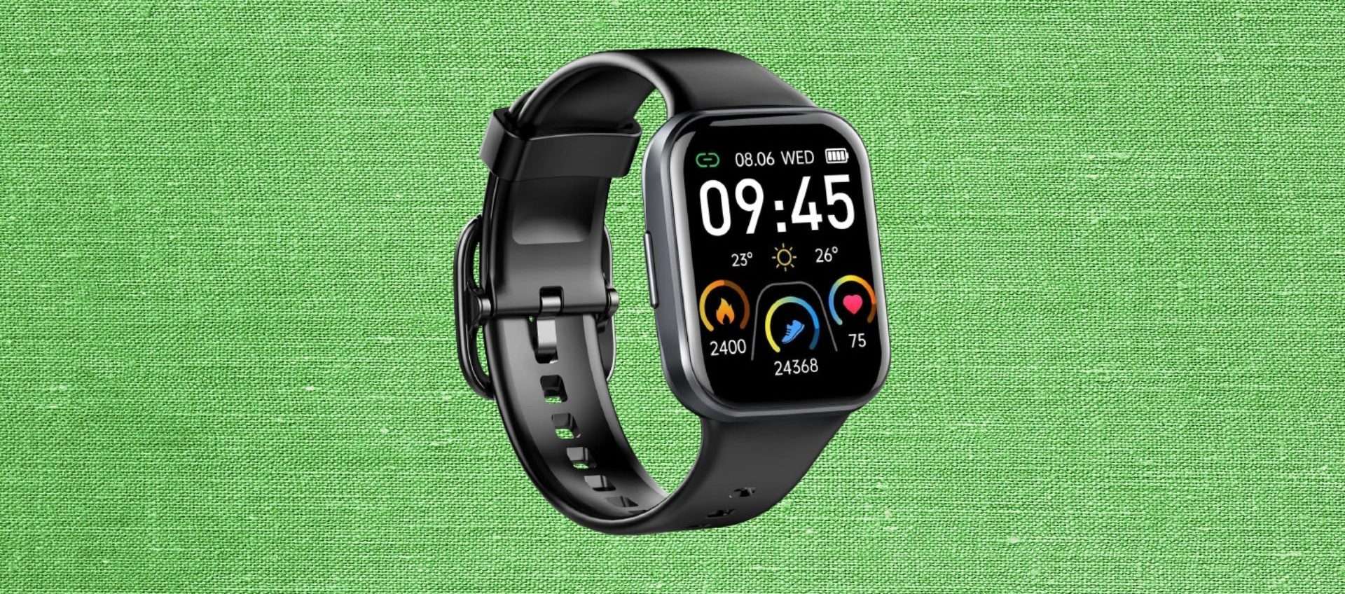 Smartwatch a meno di 25€ grazie all'offerta Amazon (50% + buono da 15€): tanta tecnologia al polso