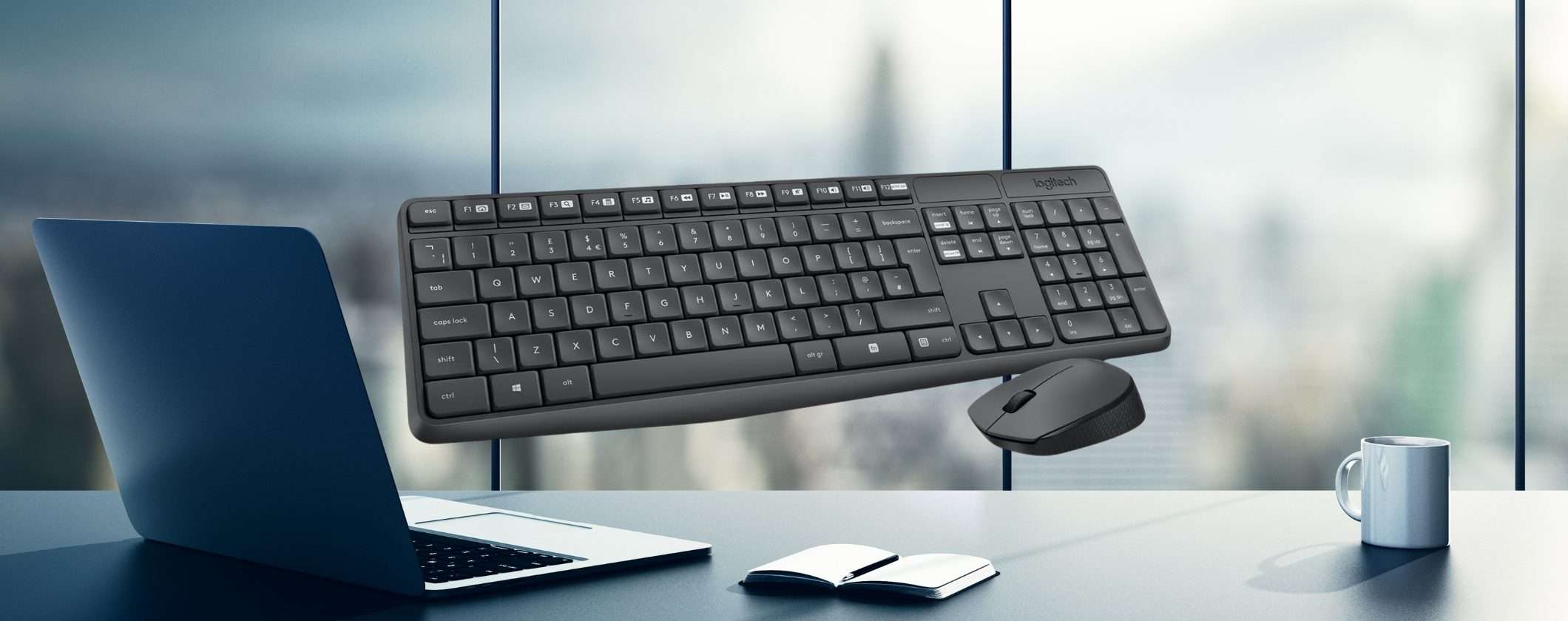 Tastiera + Mouse Wireless Logitech: scopri la COMBO a soli 24€