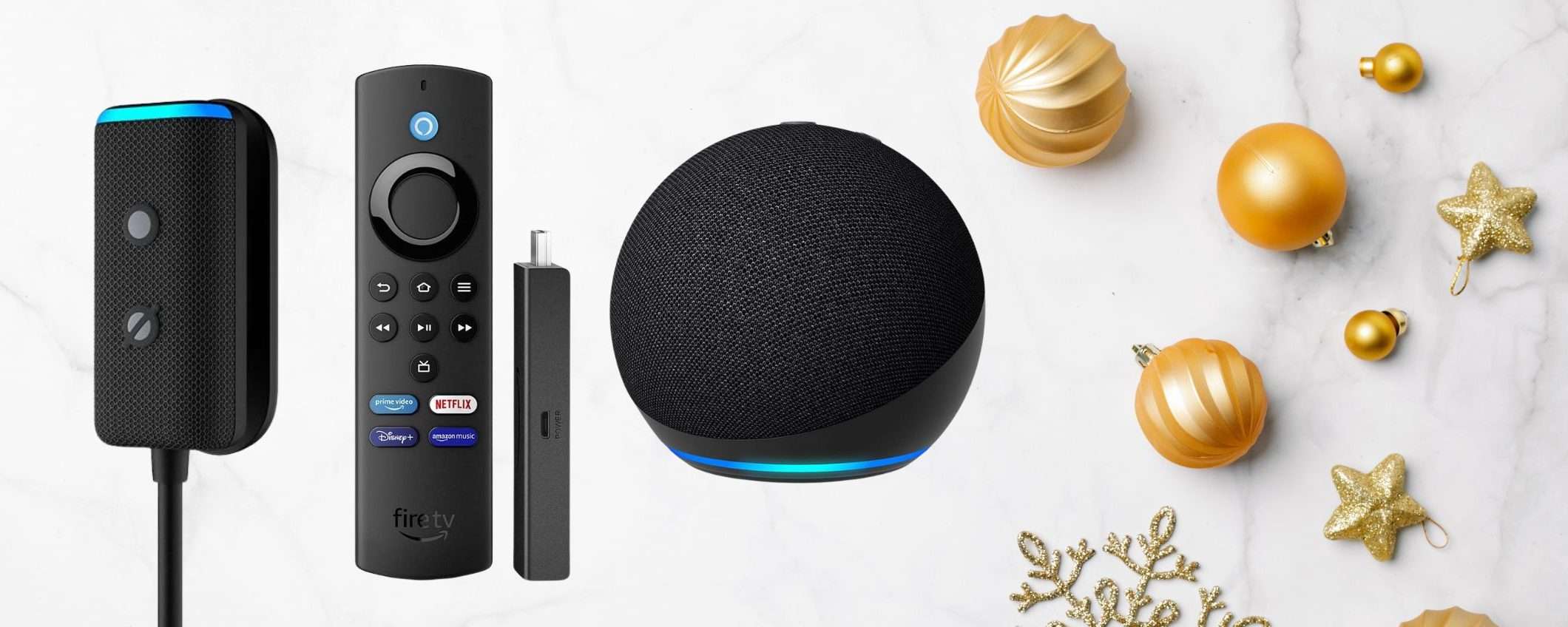 Prodotti tech Amazon da 19€ a 39€ da regalarti a Natale: sconti fino al 65%