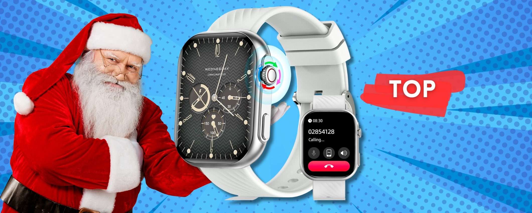 REGALO perfetto: smartwatch completo con telefonate Bluetooth a 25€