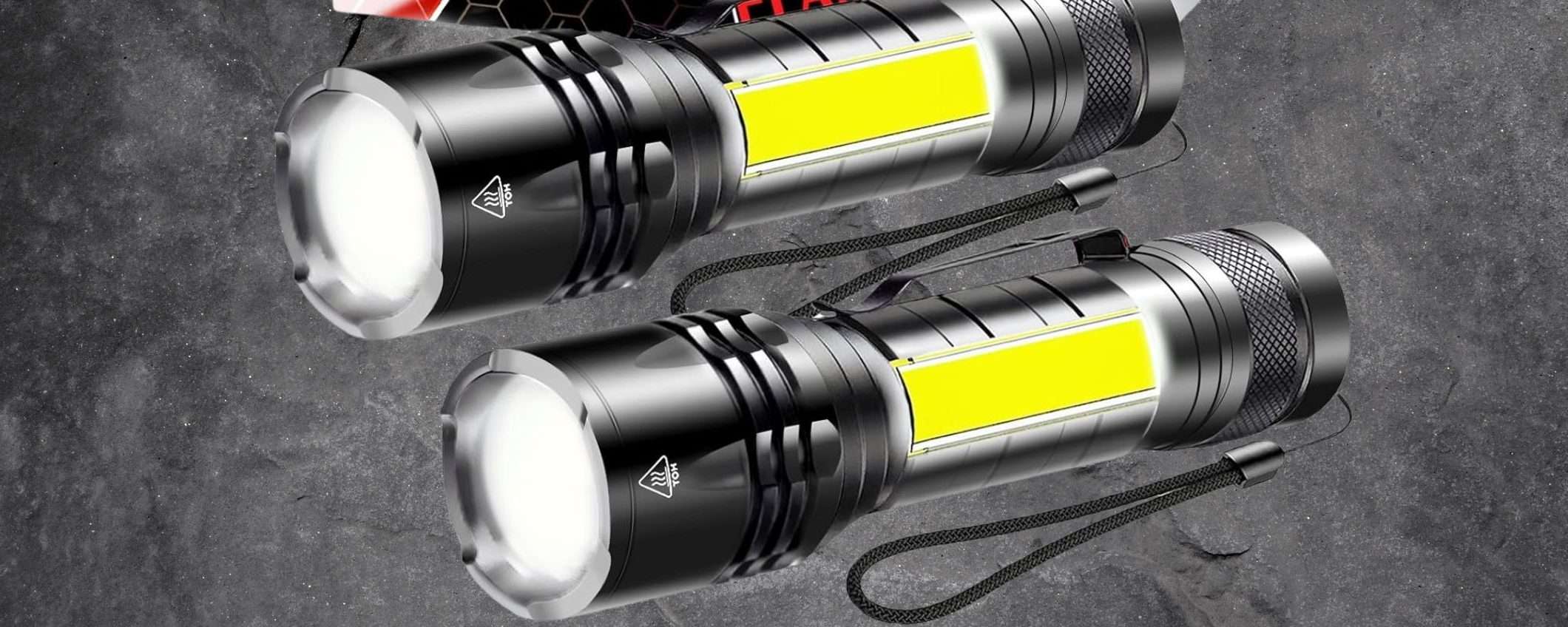 Torcia 2000 lumen di POTENZA a 5€ su Amazon: occasione ASSURDA