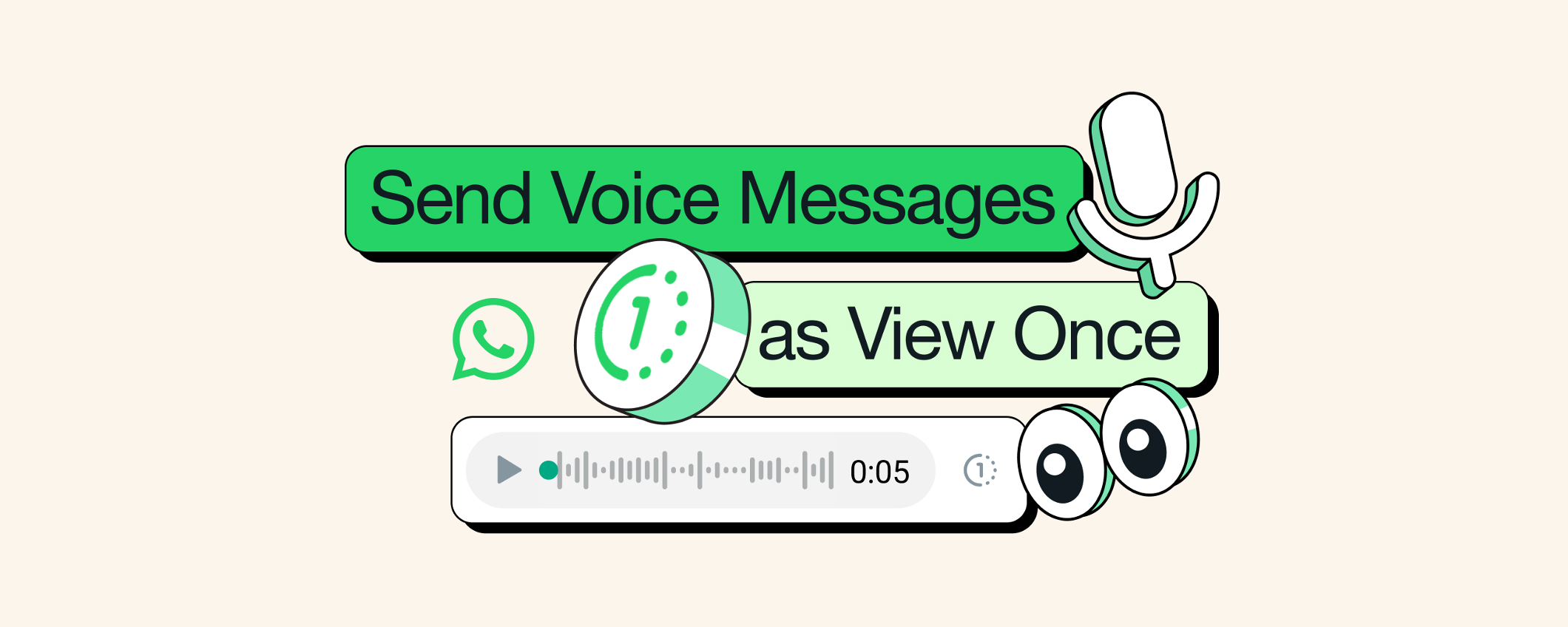 WhatsApp: disponibili i messaggi vocali che SCOMPAIONO
