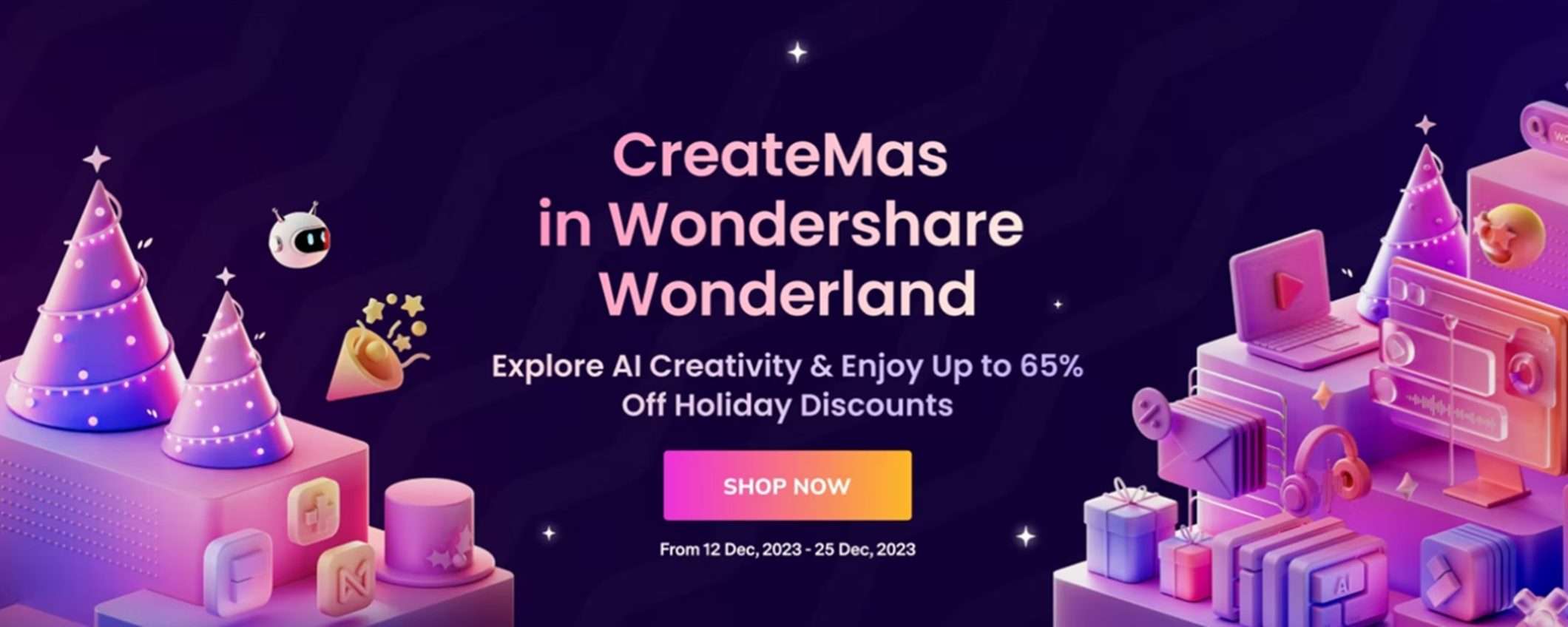 Da Wondershare è arrivato il Natale: approfitta di sconti fino al 65%