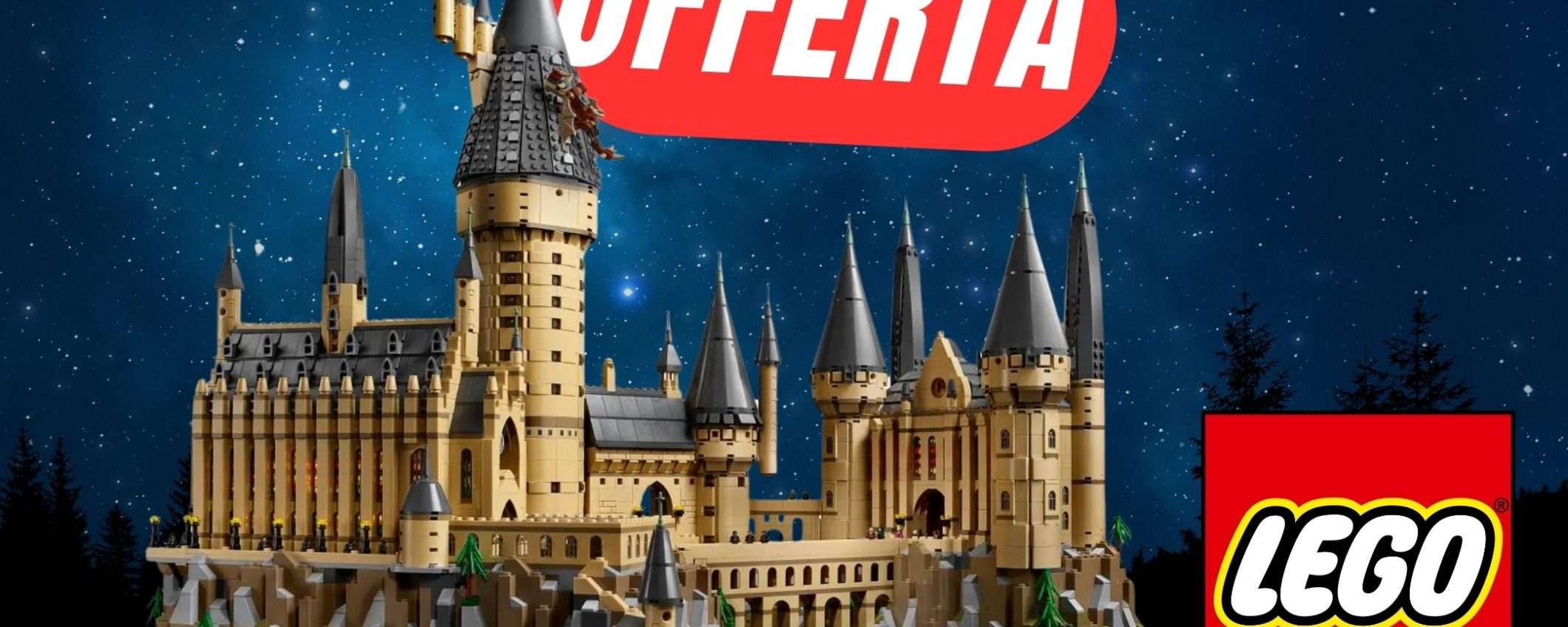 Il Castello di Hogwarts in versione LEGO è in SCONTO su eBay!