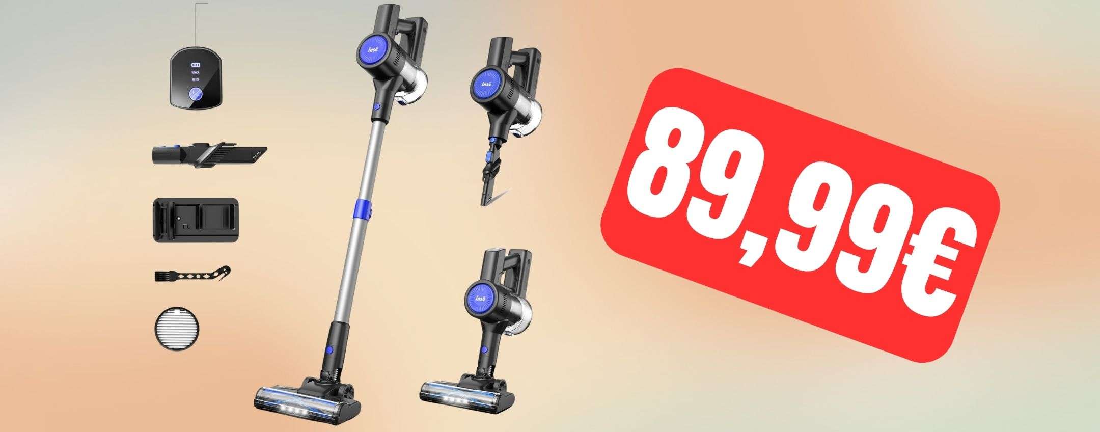 Aspirapolvere senza fili: MEGA SCONTO di , lo paghi solo 89,99€