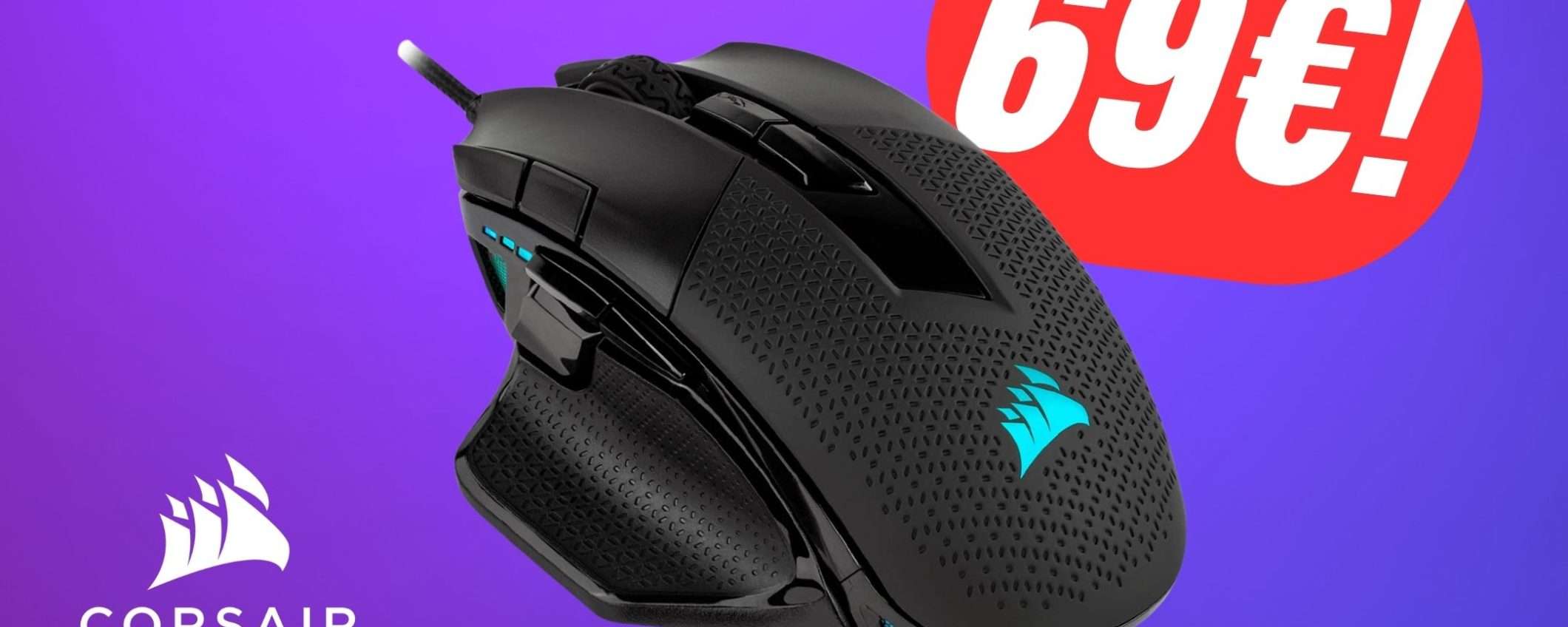 Il Mouse CORSAIR perfetto per ogni videogioco CROLLA di prezzo!