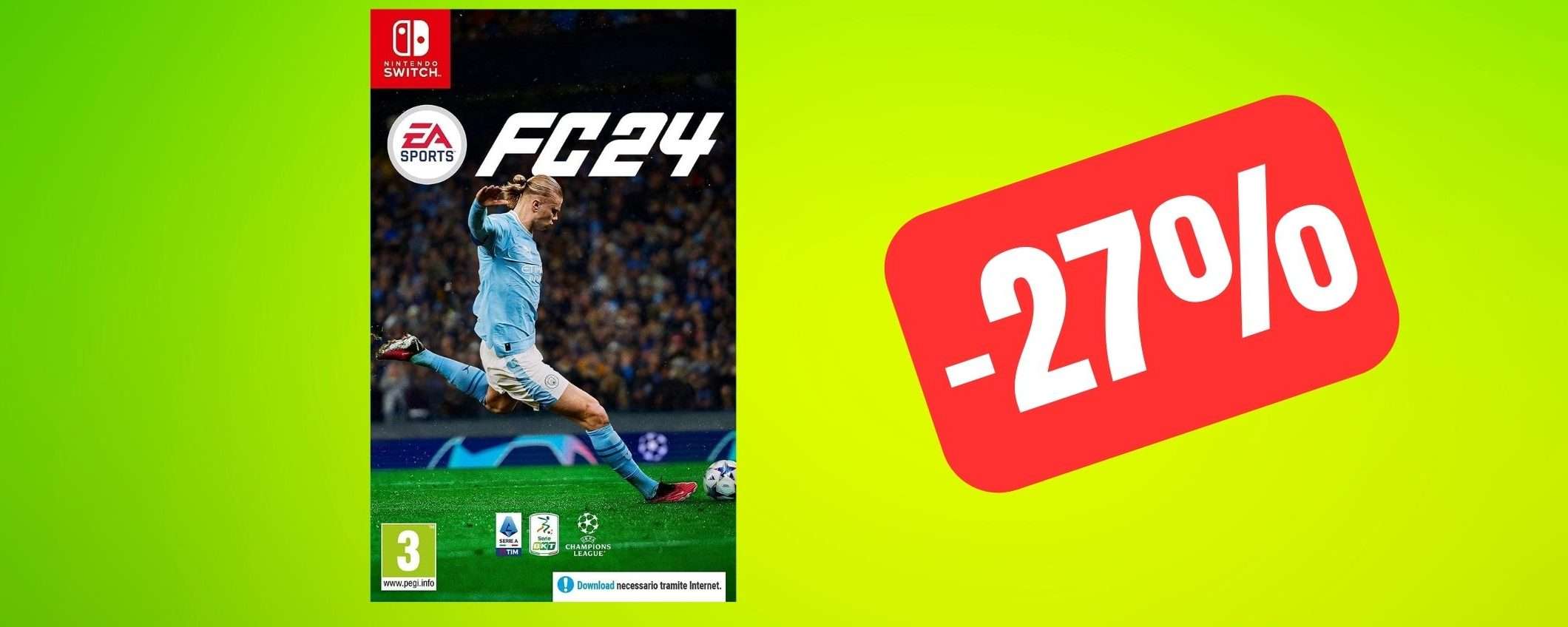 EA Sports FC 24 (FIFA 24) per Nintendo Switch è in OFFERTA su Amazon