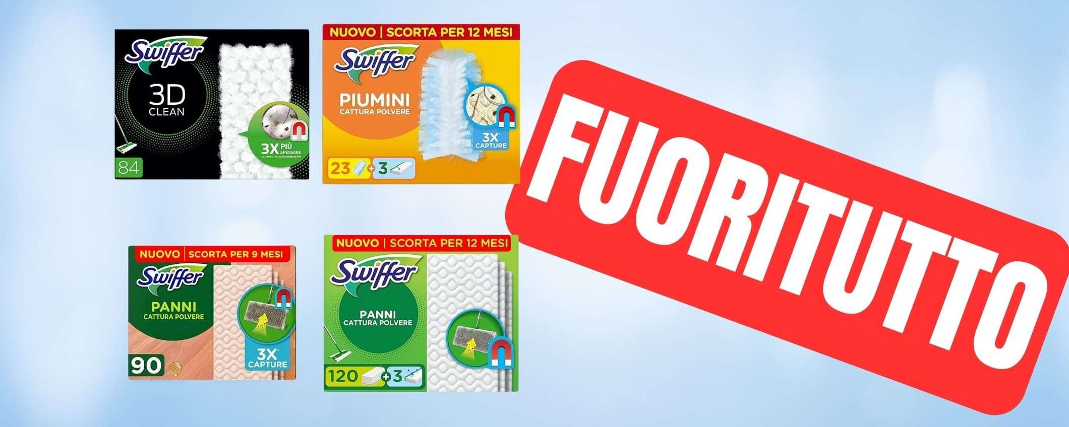 Fuoritutto Swiffer su Amazon: OFFERTE SENSAZIONALI da non perdere