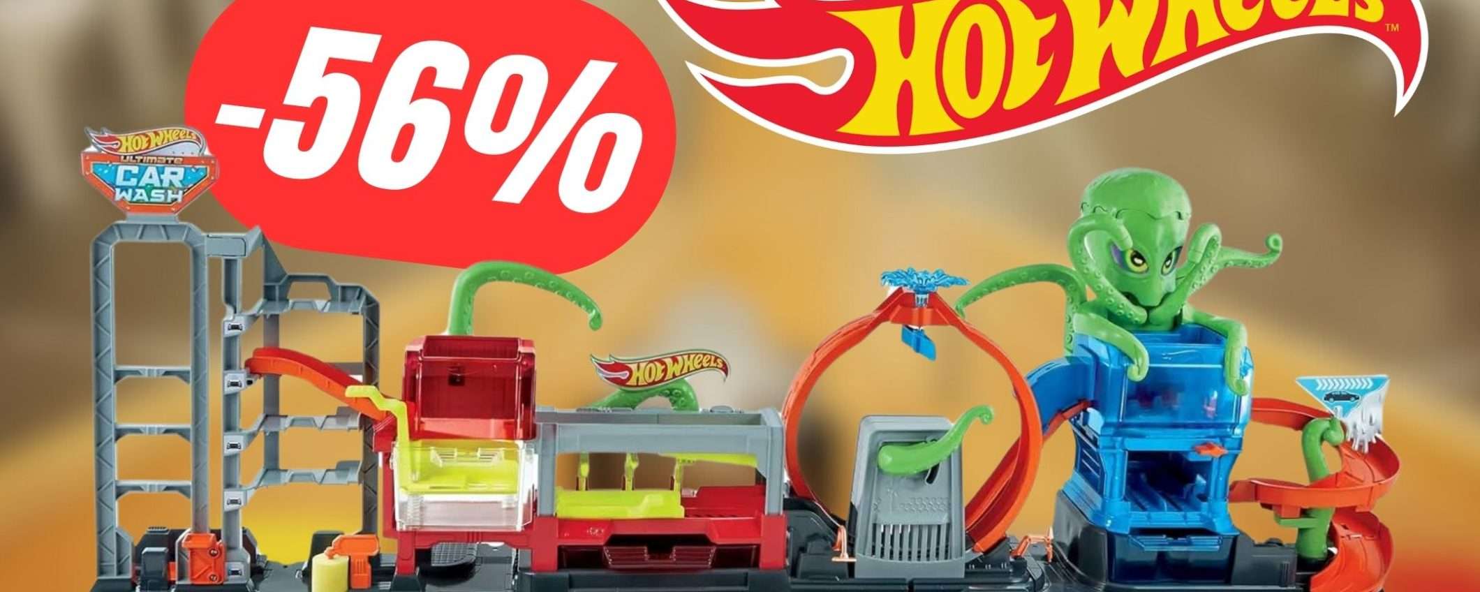 L'Enorme pista Hot Wheels CROLLA al -56%!