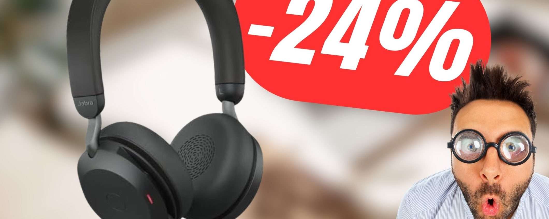 MINIMO STORICO per le incredibile cuffie wireless Jabra Evolve2 75!