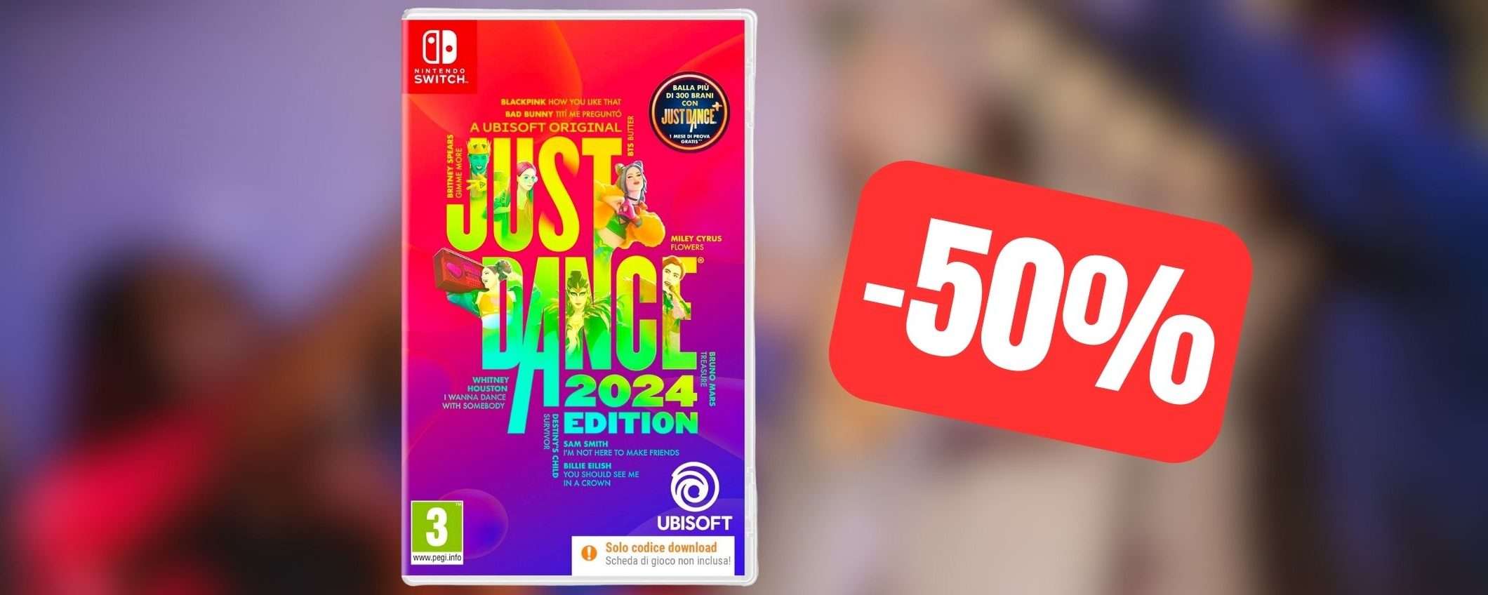 Just Dance 2024: divertimento per TUTTI a metà prezzo (-50%)