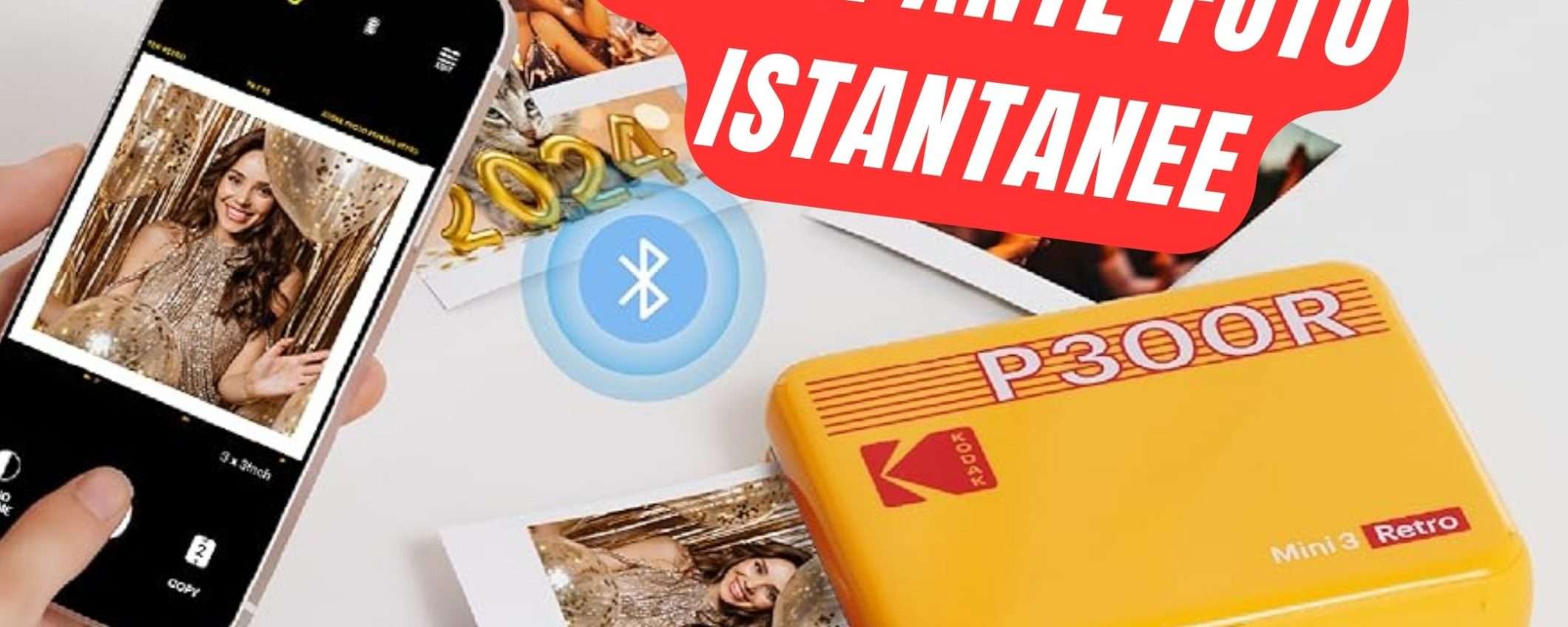 Grazie a questa Mini Stampante KODAK, tutte le tue foto saranno delle Istantanee!