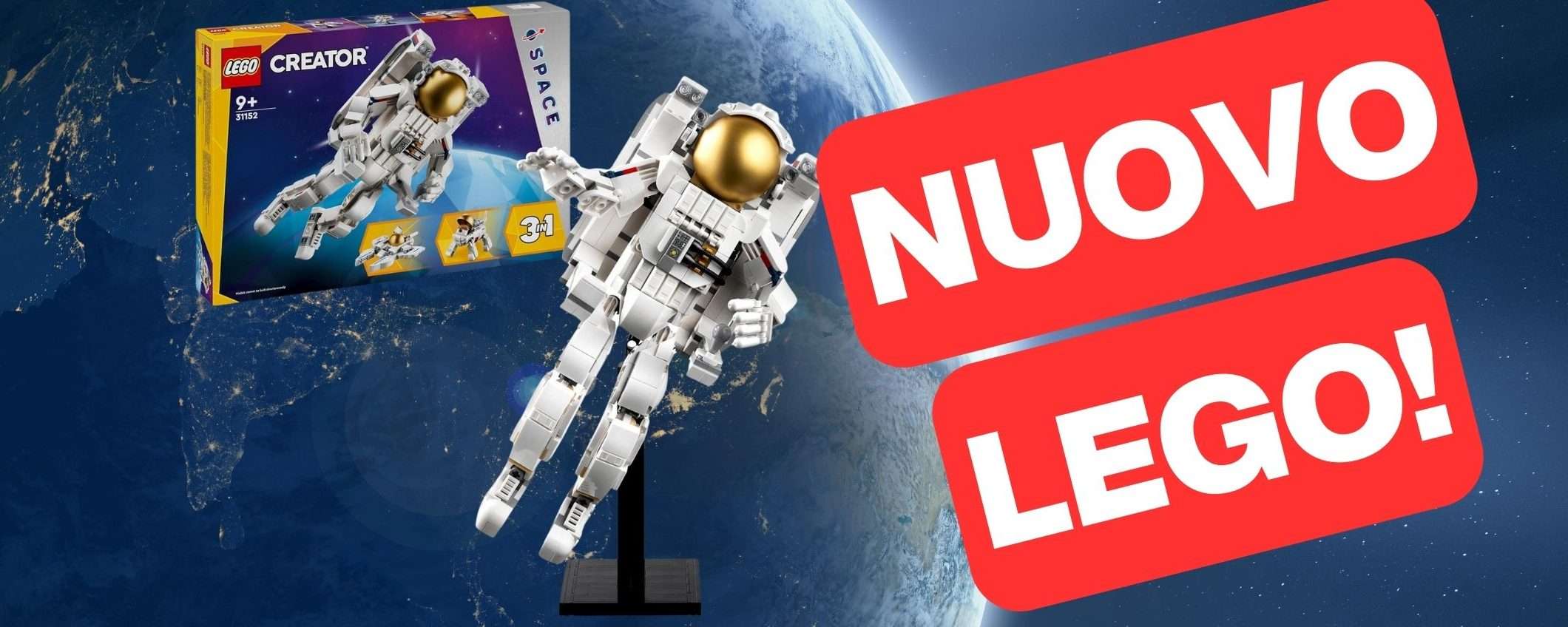 Nuovi LEGO 2024: il set Astronauta è su Amazon in pronta consegna