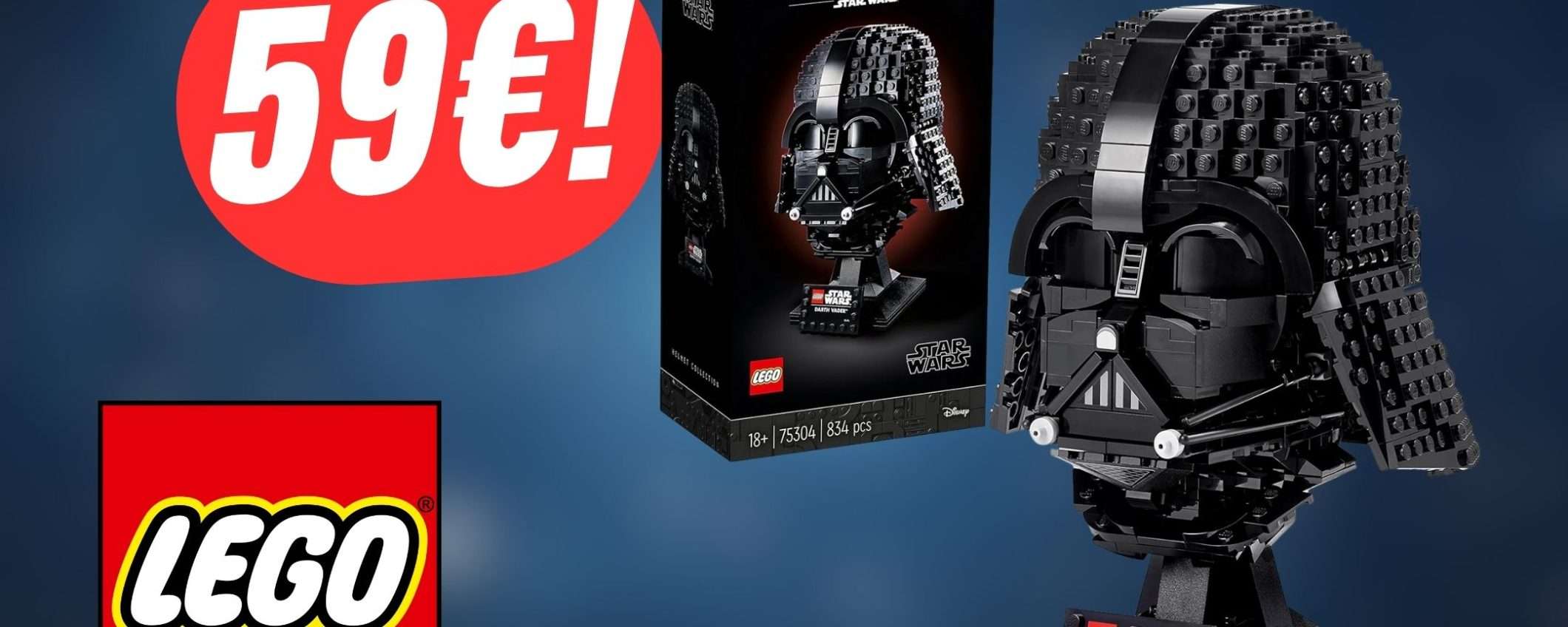 Il Casco di Darth Vader LEGO è in SCONTO!