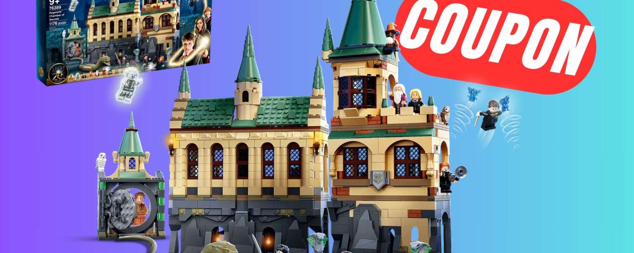 La Camera dei Segreti LEGO di Harry Potter a un PREZZO BASSISSIMO grazie al coupon!