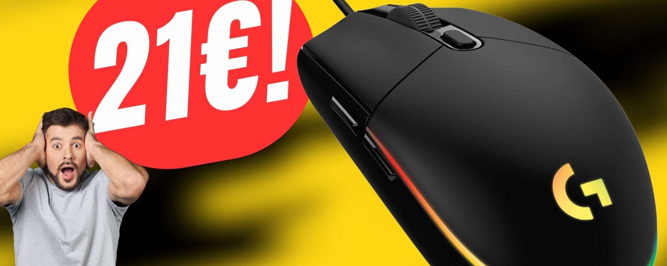 PREZZO FOLLE per il Mouse Logitech dei tuoi sogni (21€!)