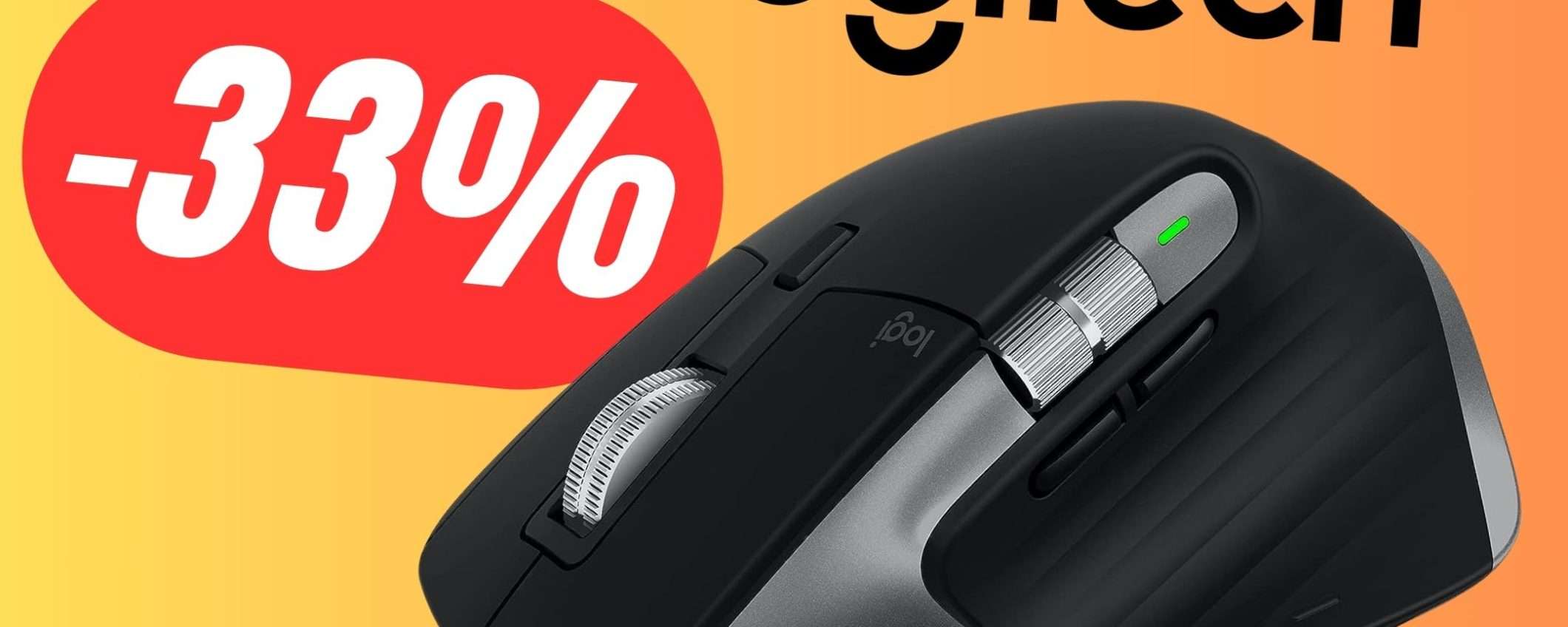 Uno dei Migliori Mouse di sempre è scontato del 33% su Amazon!