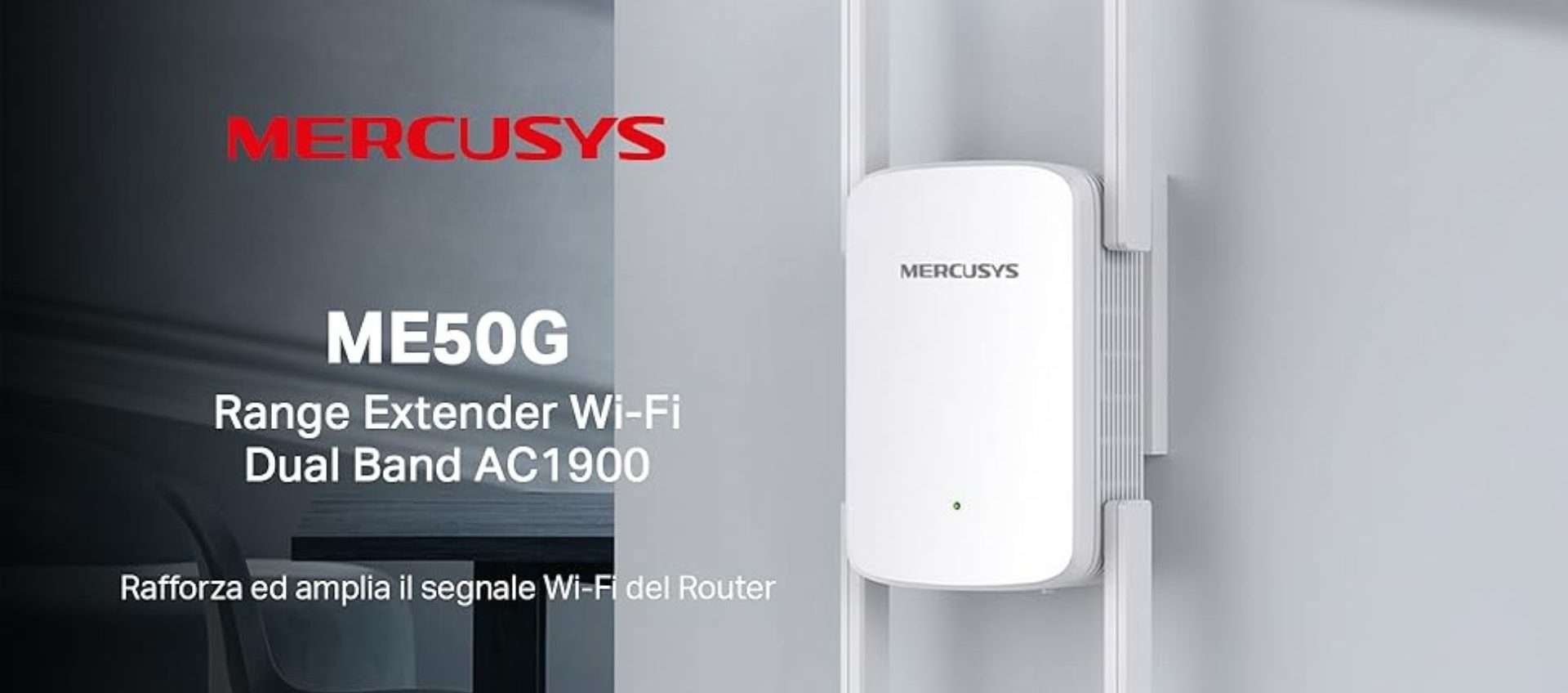 Ripetitore Wi-Fi Mercusys in offerta: fino a 1900Mbps in tutta la casa