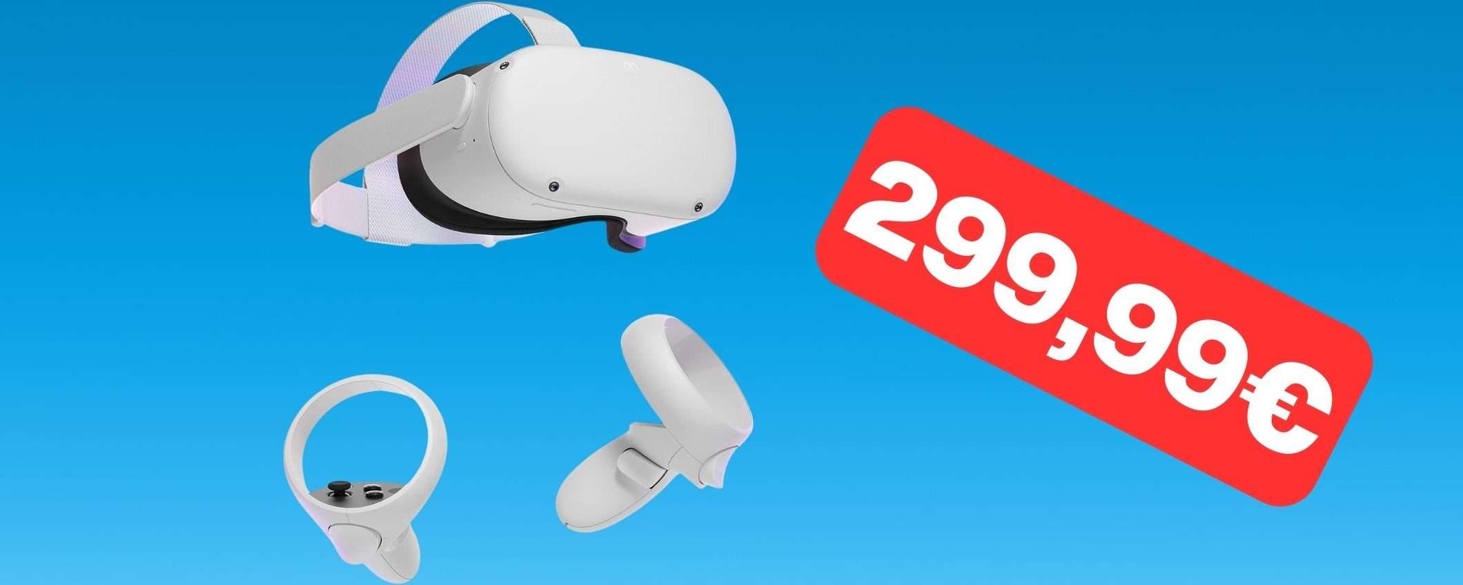 Meta Quest 2: il visore VR in super offerta a 299,99€