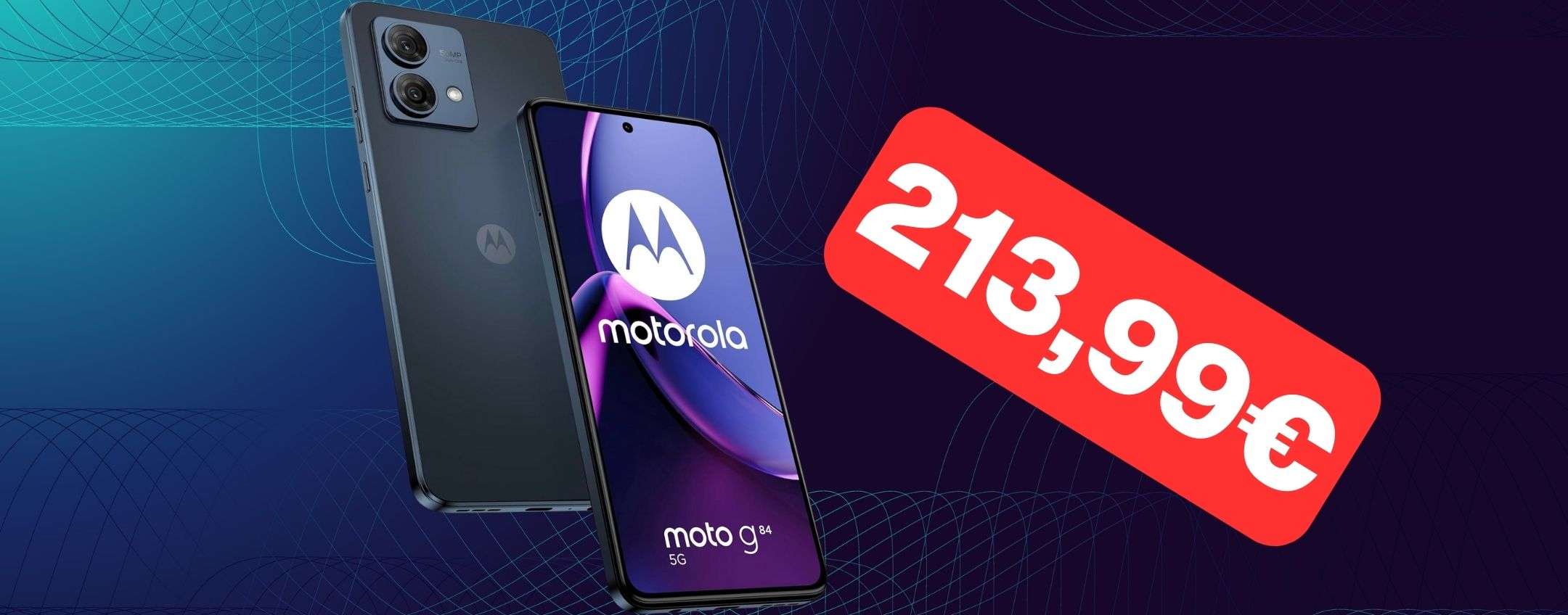 Smartphone con fotocamera ad alta risoluzione, moto g84 5G