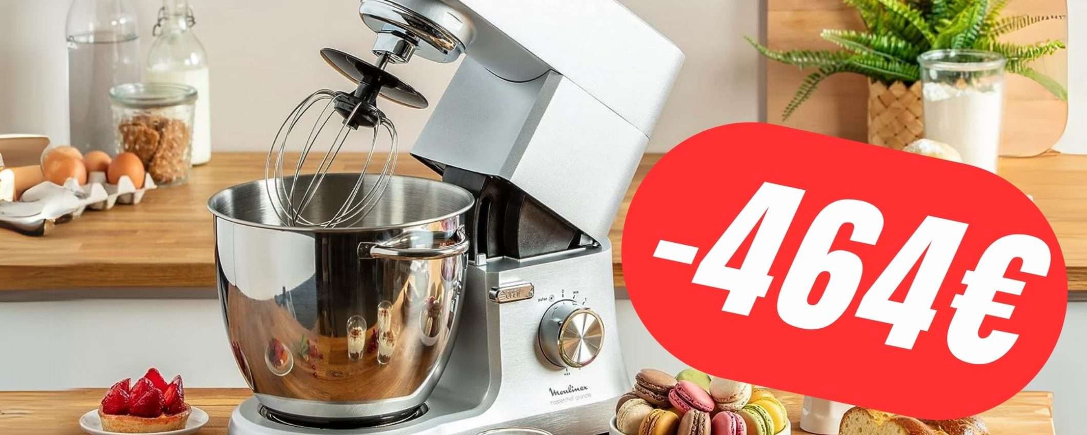 AMAZON IMPAZZISCE: la Planetaria Moulinex CROLLA a 464€ in meno!!