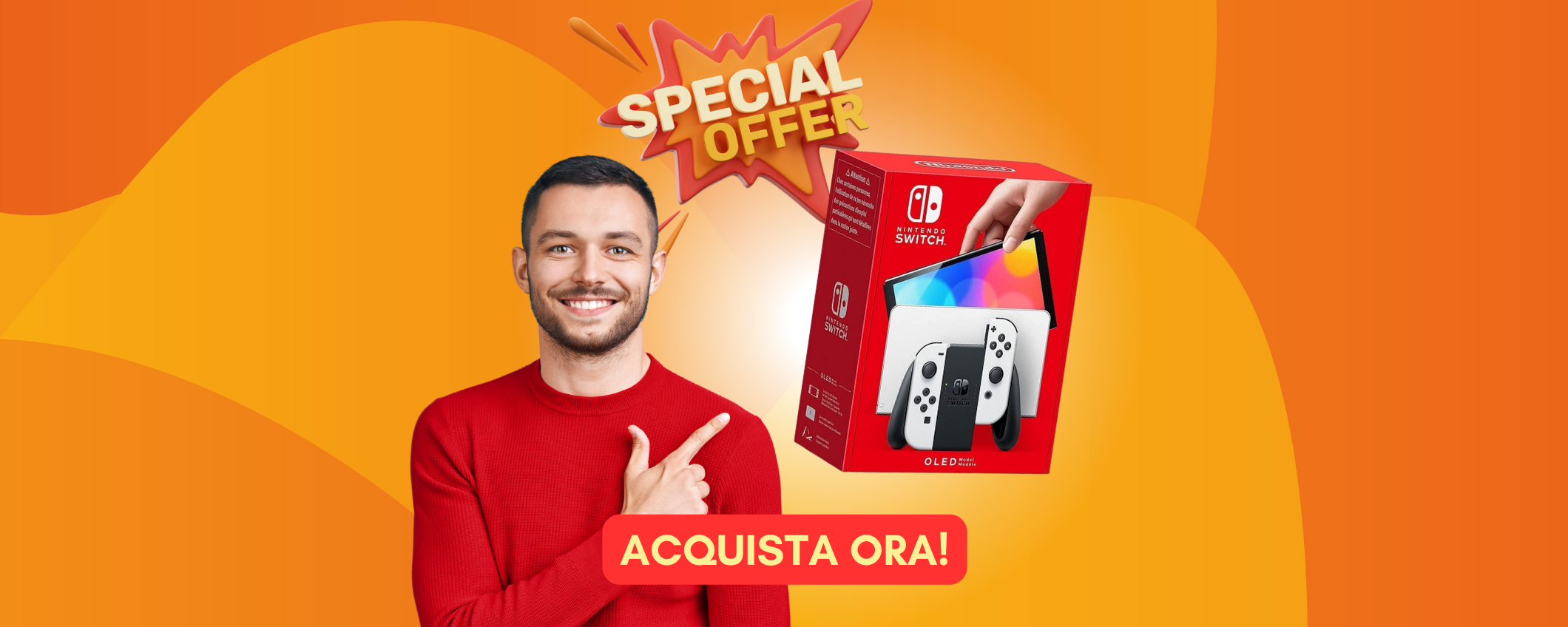 INCREDIBILE, Nintendo Switch OLED scontato del 20% su eBay!