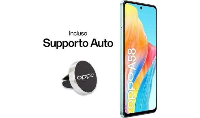 OPPO A58 supporto auto