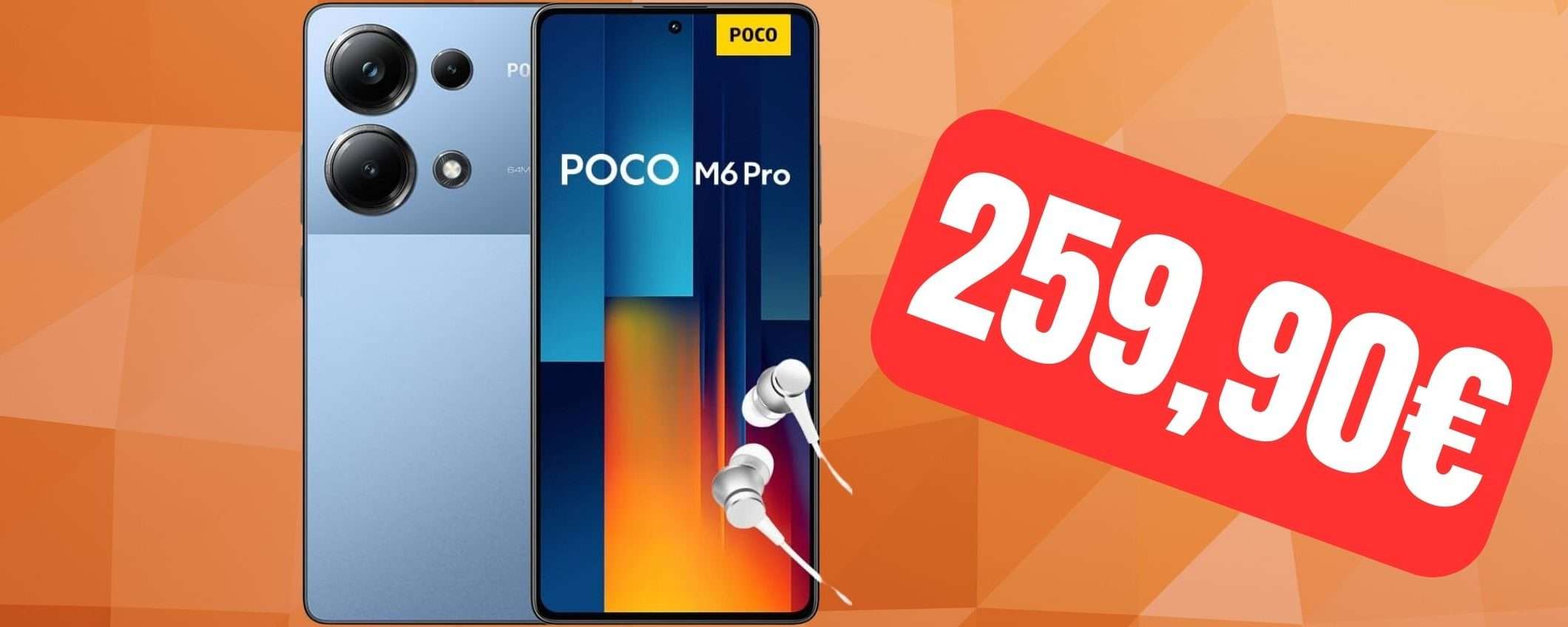 POCO M6 Pro: smartphone 12+512GB con AMOLED ad un ottimo prezzo