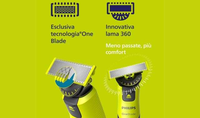 PHILIPS ONEBLADE 360 rasoio per capelli pettine regolabile 5 in 1