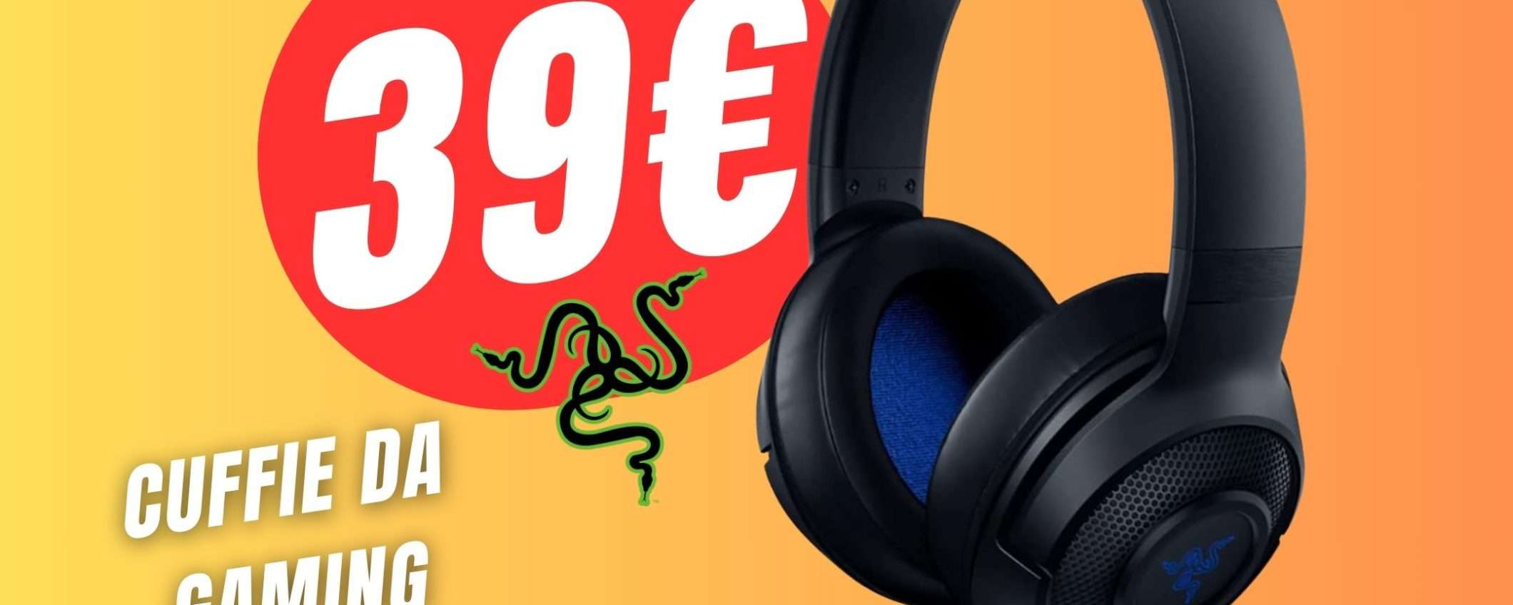 SCONTO PAZZESCO per le cuffie Razer Kraken X! (-20€)