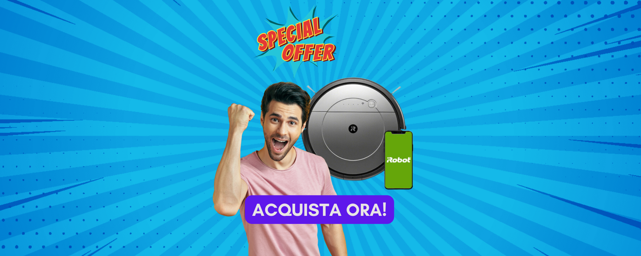 iRobot Roomba Combo: 110€ di sconto, prezzo SHOCK!