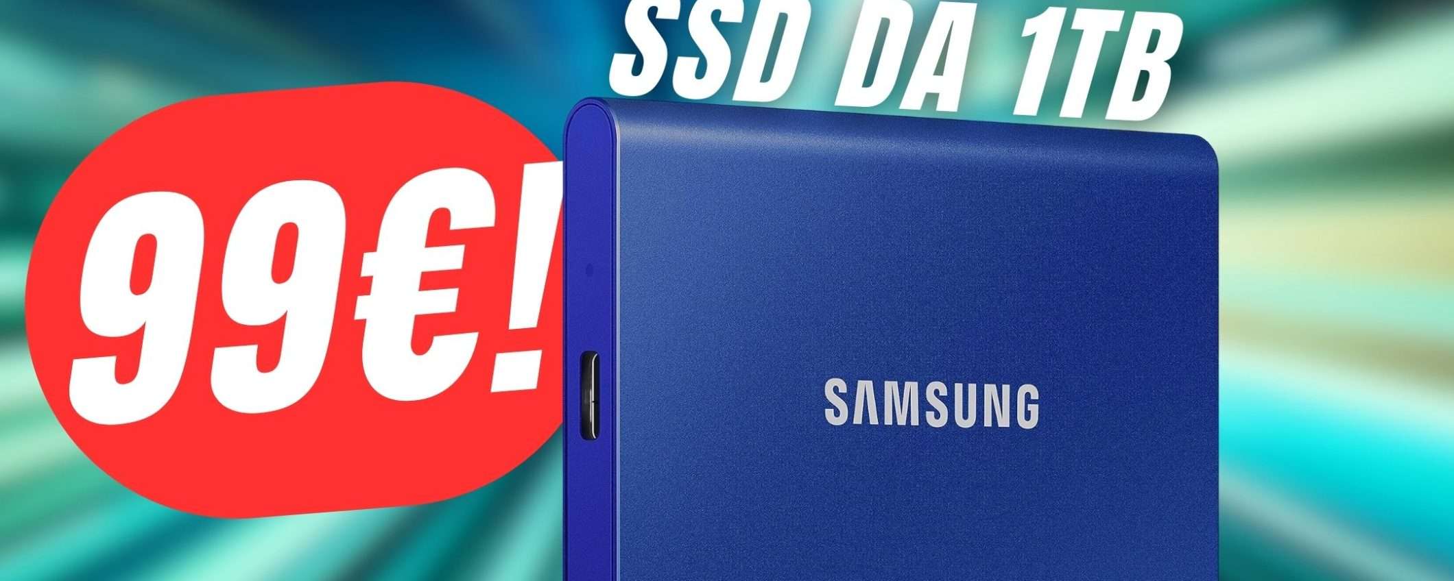 Archivia tutte le tue foto e i tuoi video con l'SSD Samsung da 1TB!