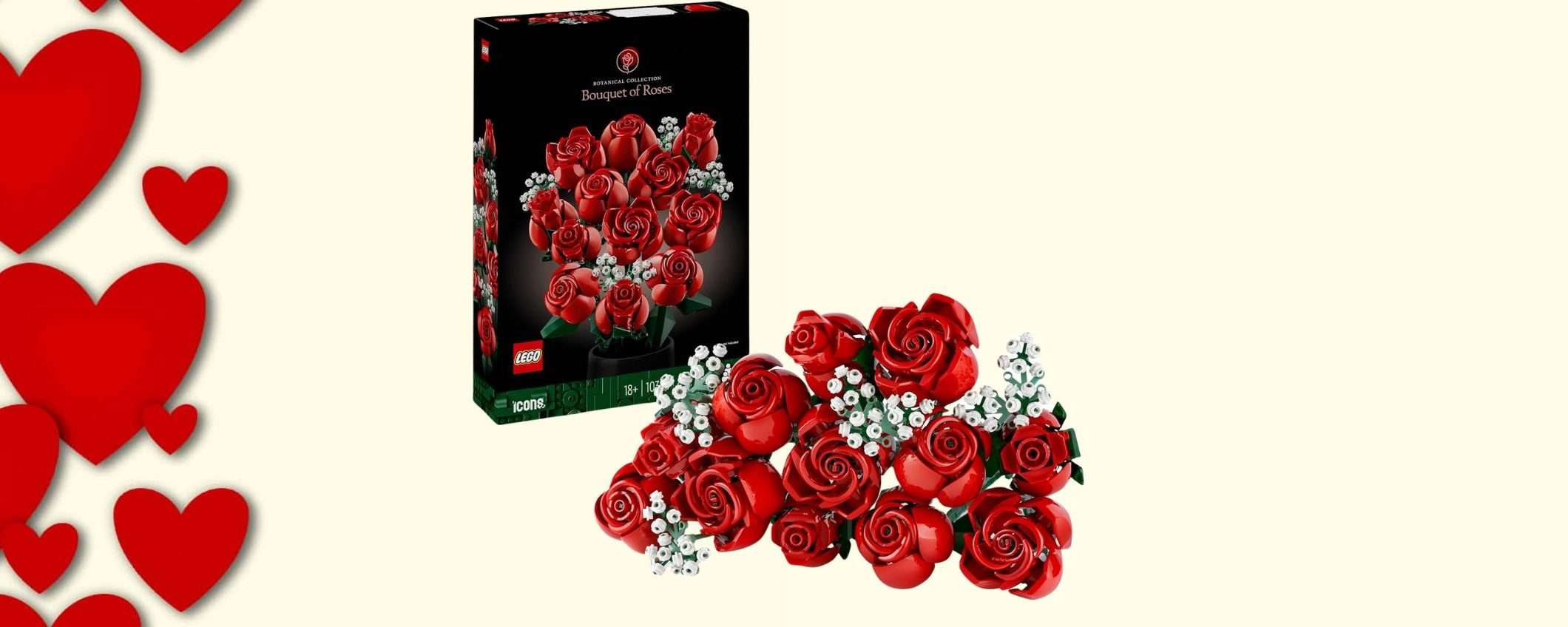 LEGO Bouquet di Rose: il regalo di San Valentino lo hai già trovato