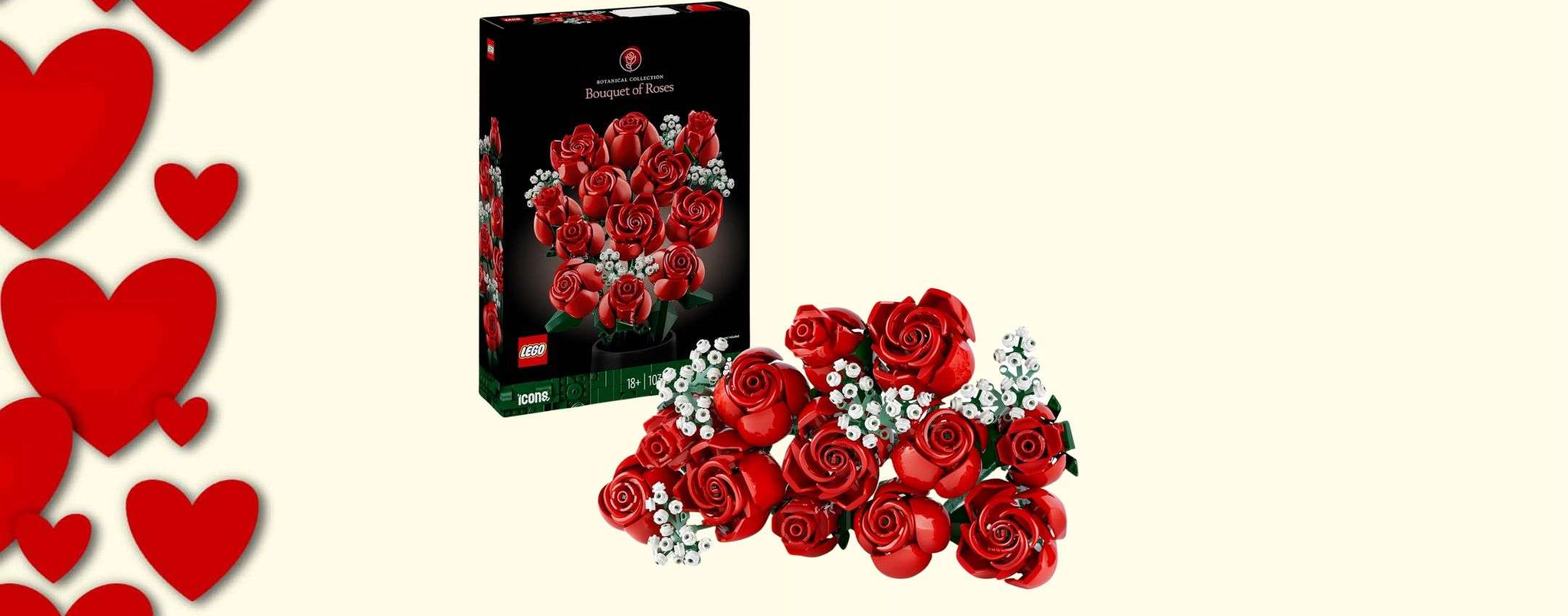 LEGO Bouquet di Rose: il regalo di San Valentino lo hai già trovato