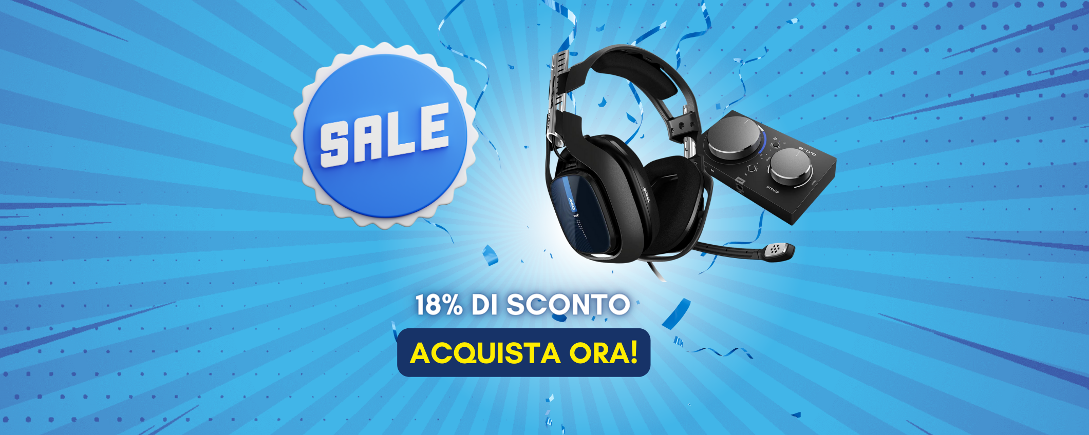 Gioca come un PRO: Cuffie gaming Astro in sconto del 18%!