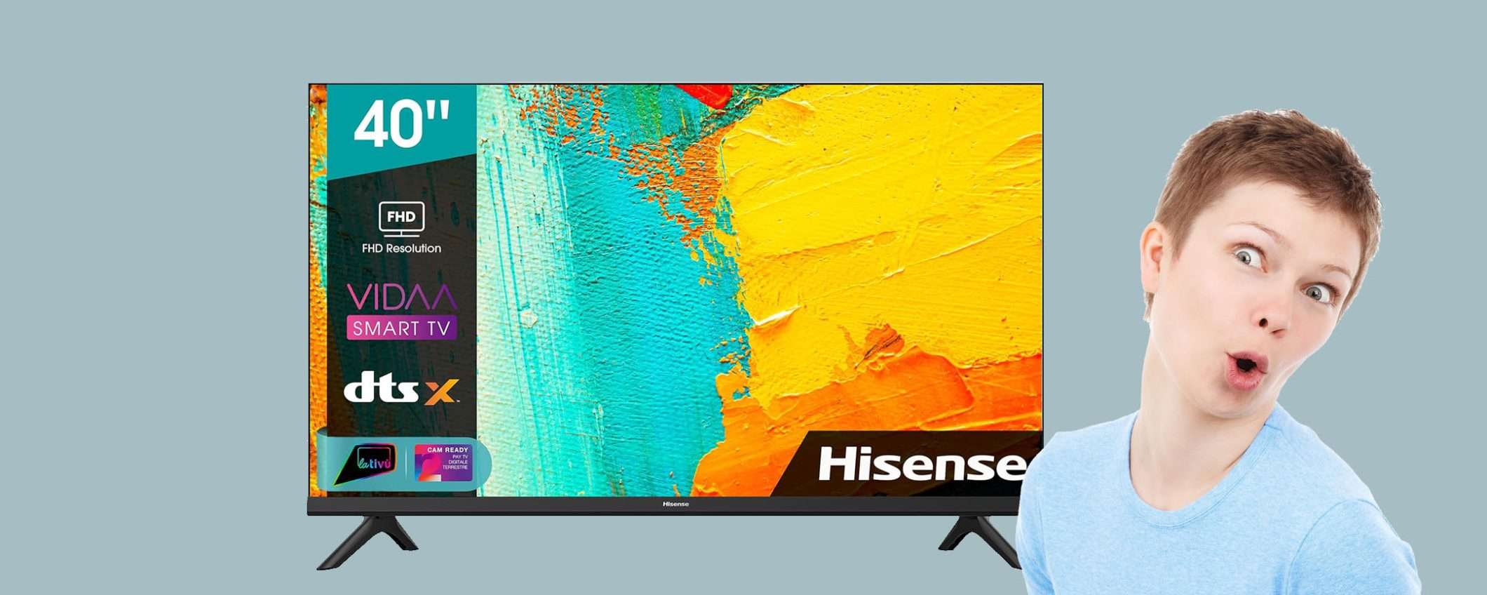 Smart TV Hisense Full HD da 40