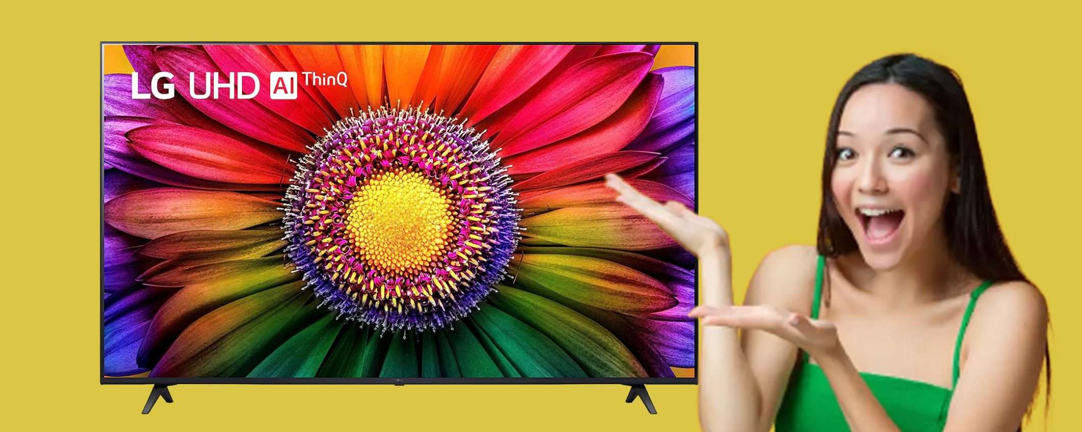 Smart TV LG UHD 4K da 55