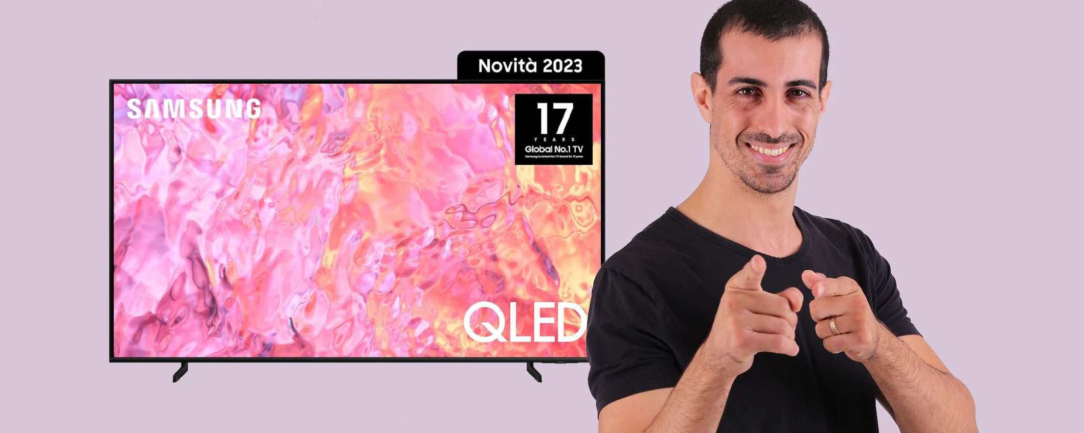 Smart TV QLED 4K Samsung da 65 pollici: sconto FOLLE del 39%