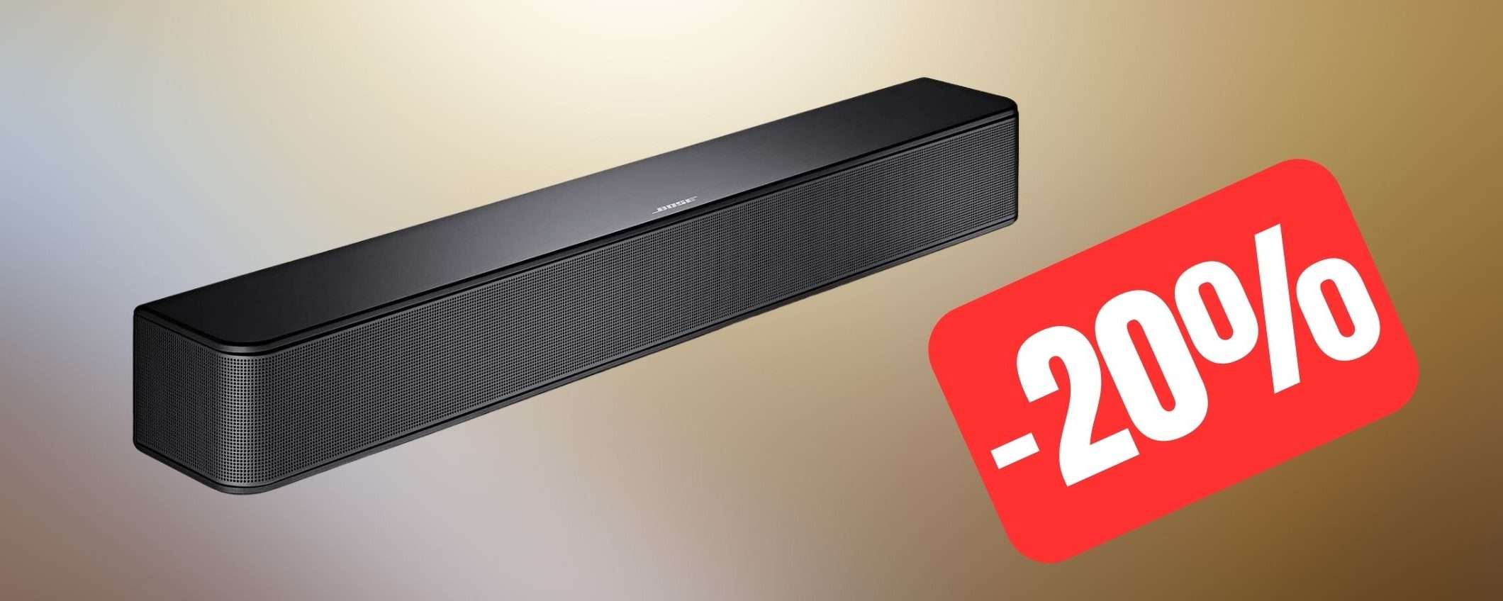 Soundbar Bose: potenza e qualità in OTTIMO SCONTO su Amazon