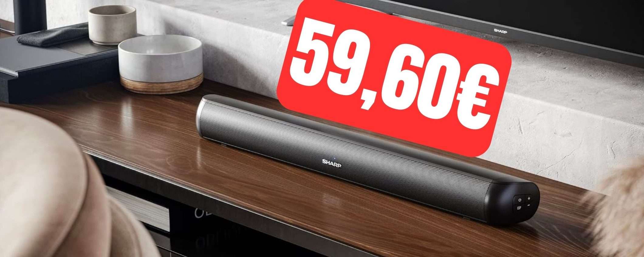 Soundbar Sharp: compatta, ma POTENTE e ad un super prezzo