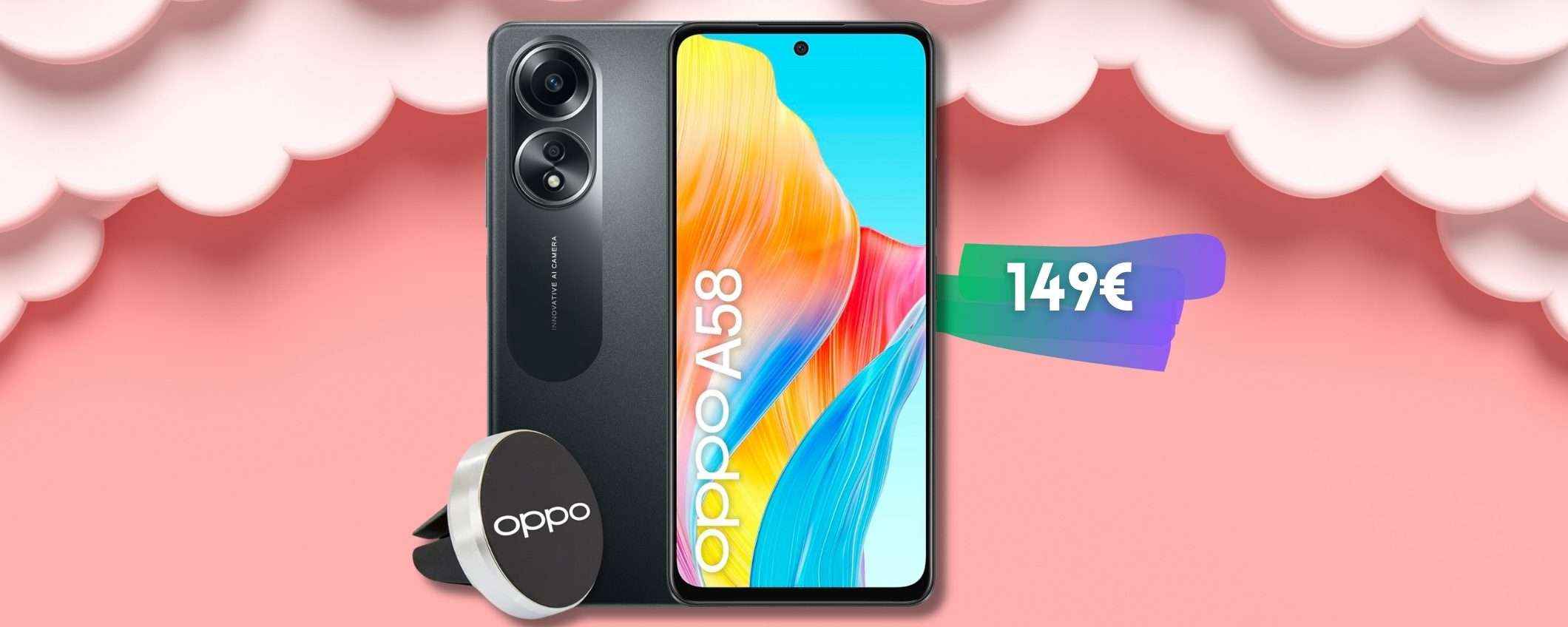 OPPO A58 è lo smartphone per fotografie DA SOGNO: solo 149€ per adesso